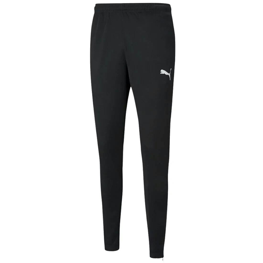 Puma Boys Black Teamrise Training Pants Junior Tracksuit Bottoms 657391 03 - 128 7-8 Years