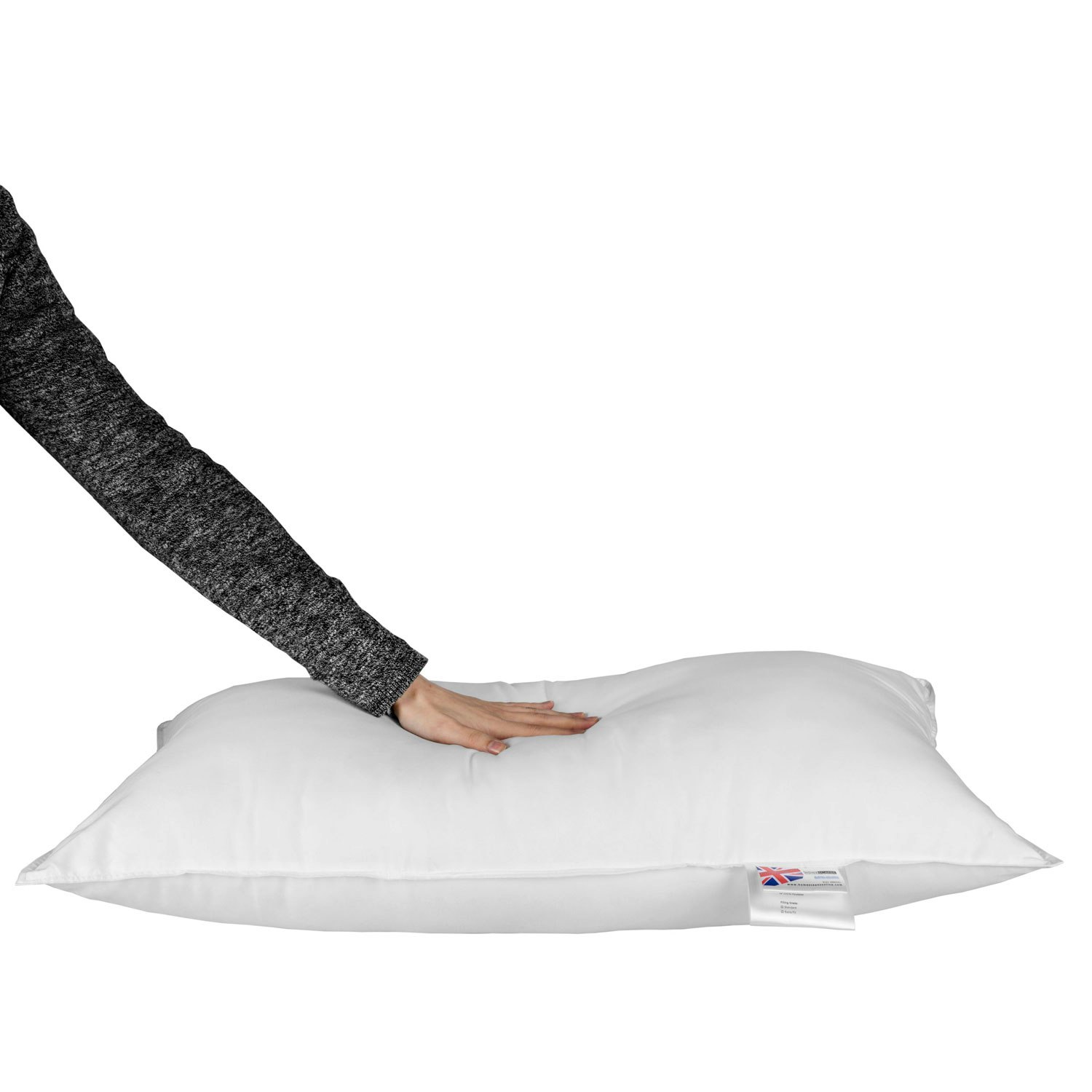 Homescapes Microfibre Euro Continental Pillow - 40Cm X 80Cm (16"X32")