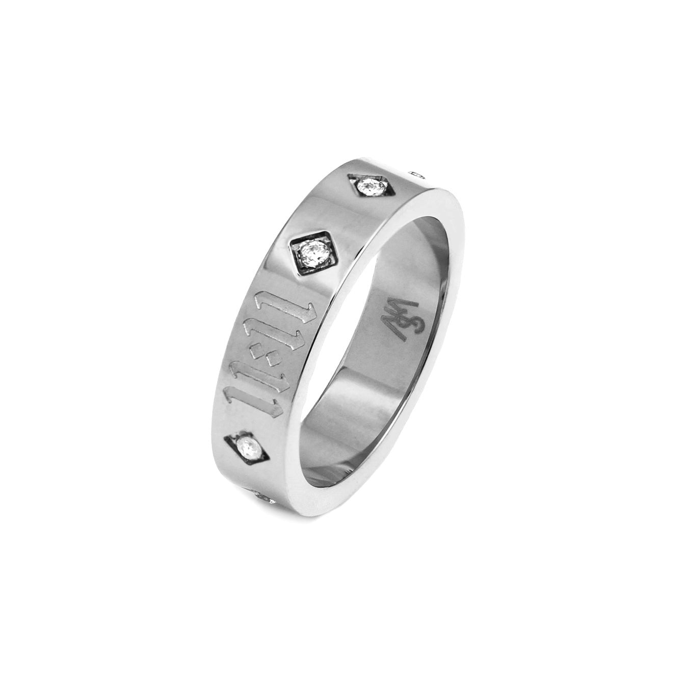 Say It With Silver 11:11 Ring - Plated - Medium (N/O)
