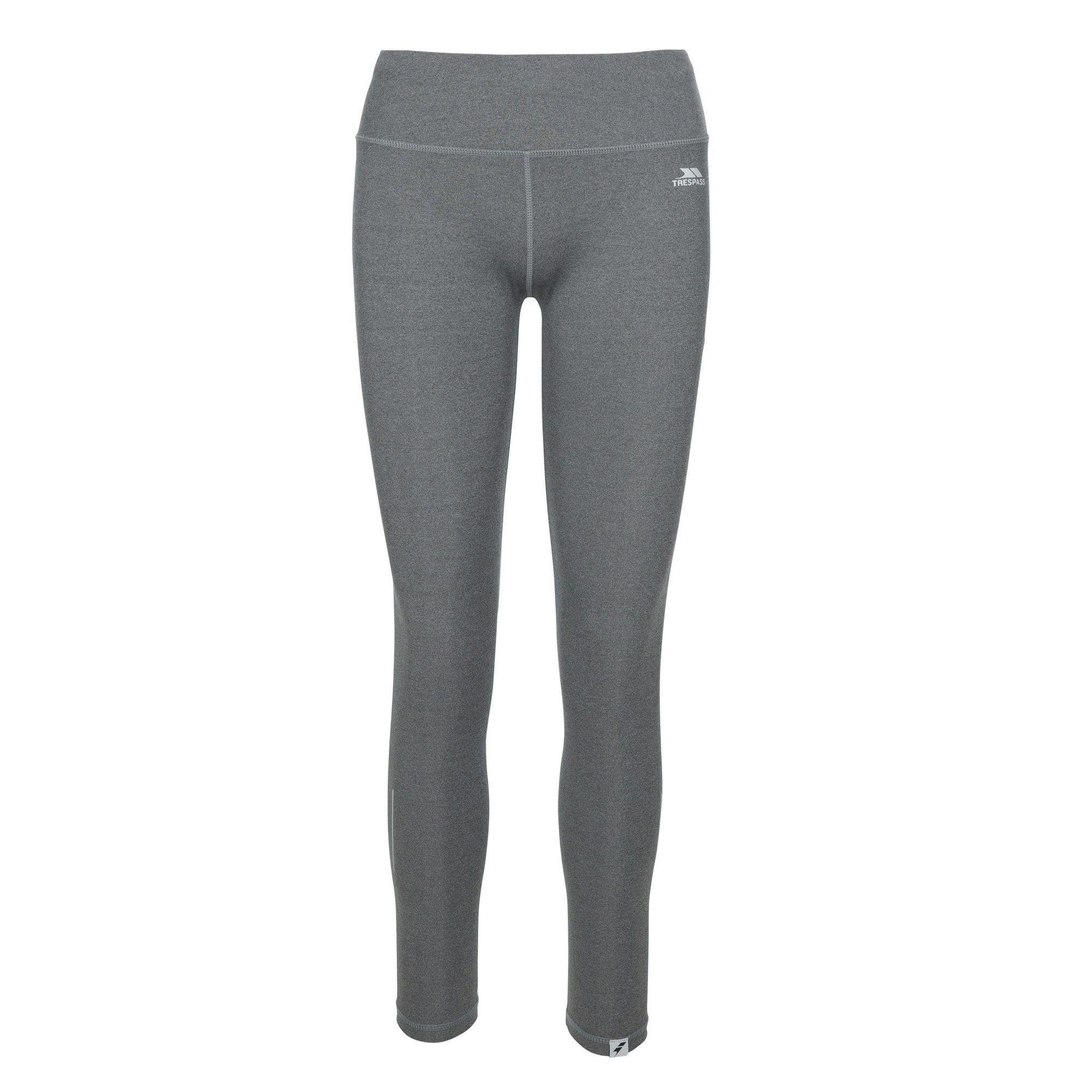 Trespass Women's Dark/Grey Vivien Leggings - Marl - Xs - Marl - 87% Polyester/13% Elastane