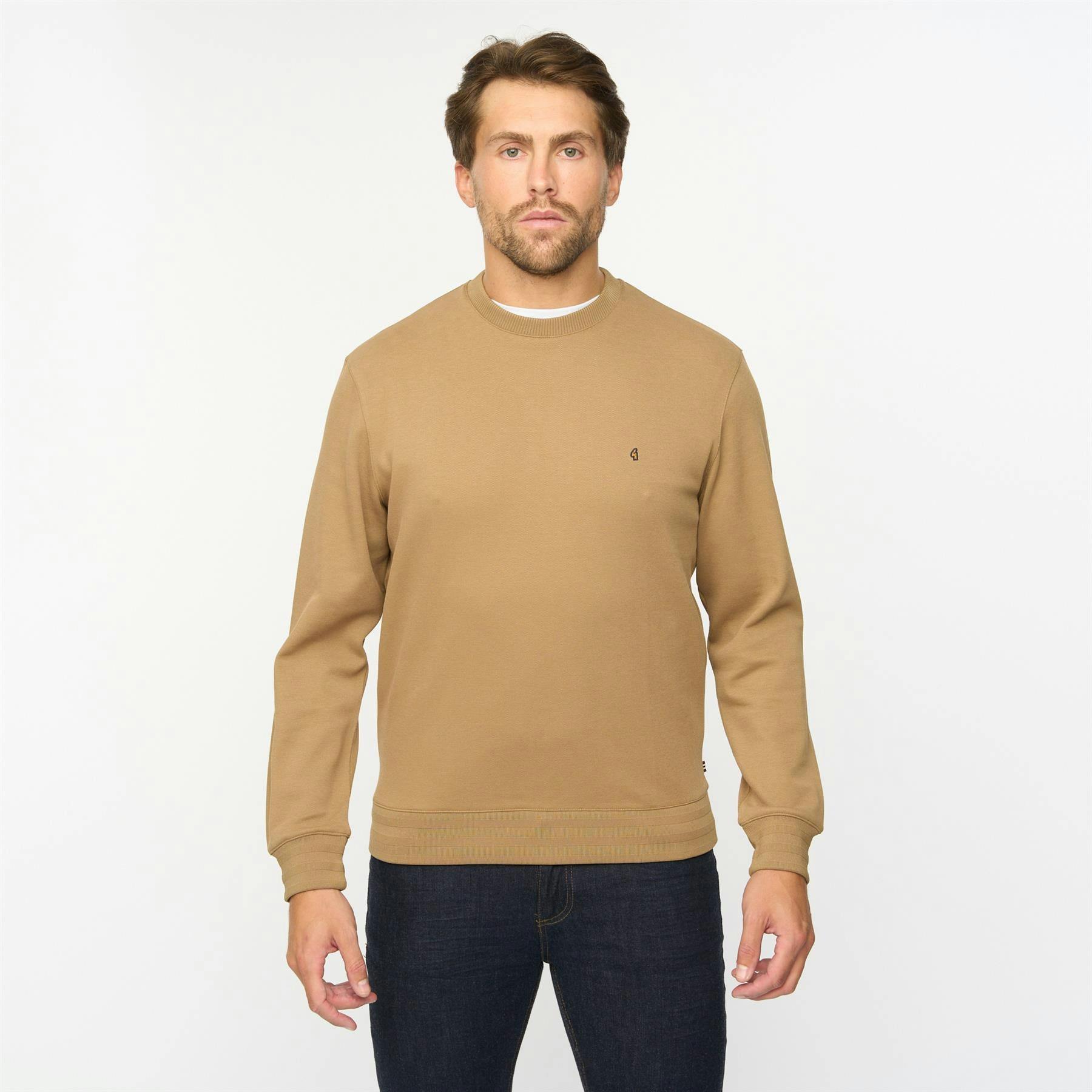Gabicci G55d03 Crew Neck Sweat Classic Granola - Xl
