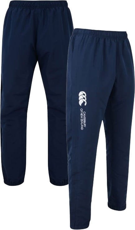 Canterbury Blue Youth Club Open Hem Stadium Track Pants {C-712606} - Navy - Age 12/14