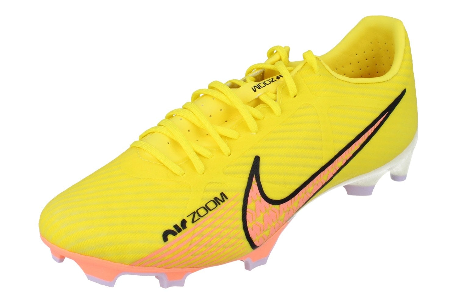 Nike Men's Yellow Zoom Vapor 15 Academy Fg/Mg Football Boots Dj5631 780 - Uk 9 | Us 10 | Eu 44