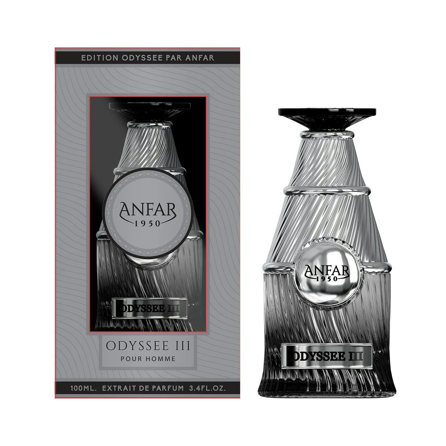 Anfar Men's Silver Odyssee Iii Edp In 100Ml - Image 3