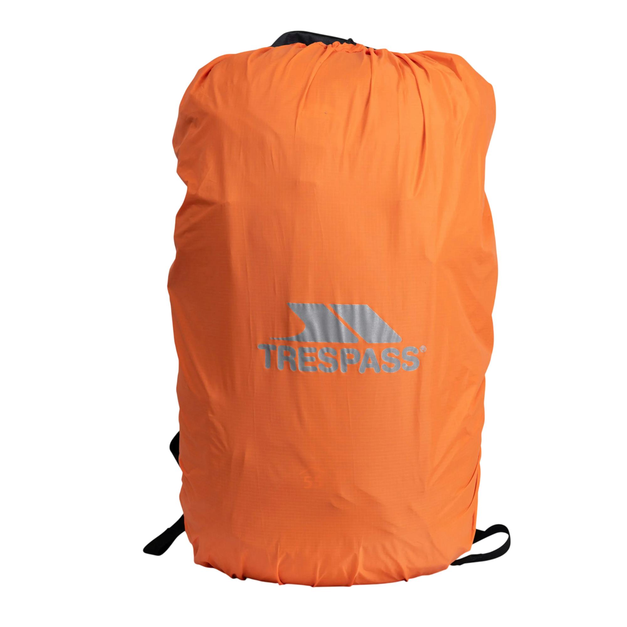 Trespass Orange Rain Waterproof Rucksack/Backpack Cover - Fluorescent - M - Fluorescent