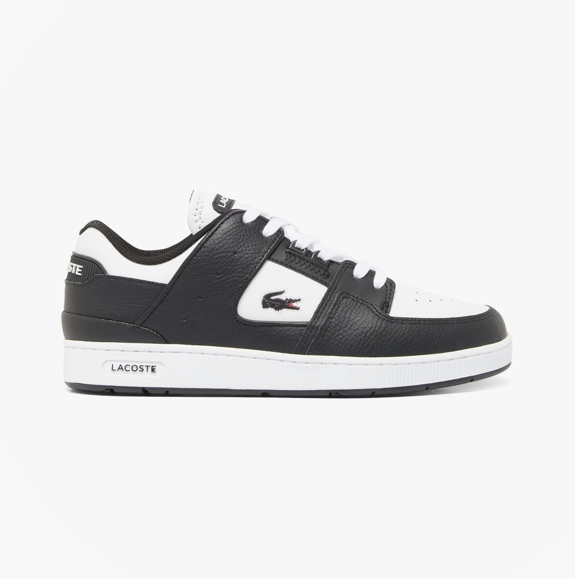Lacoste Men's Black/White Court Cage Court Trainers Trainers - Uk 7