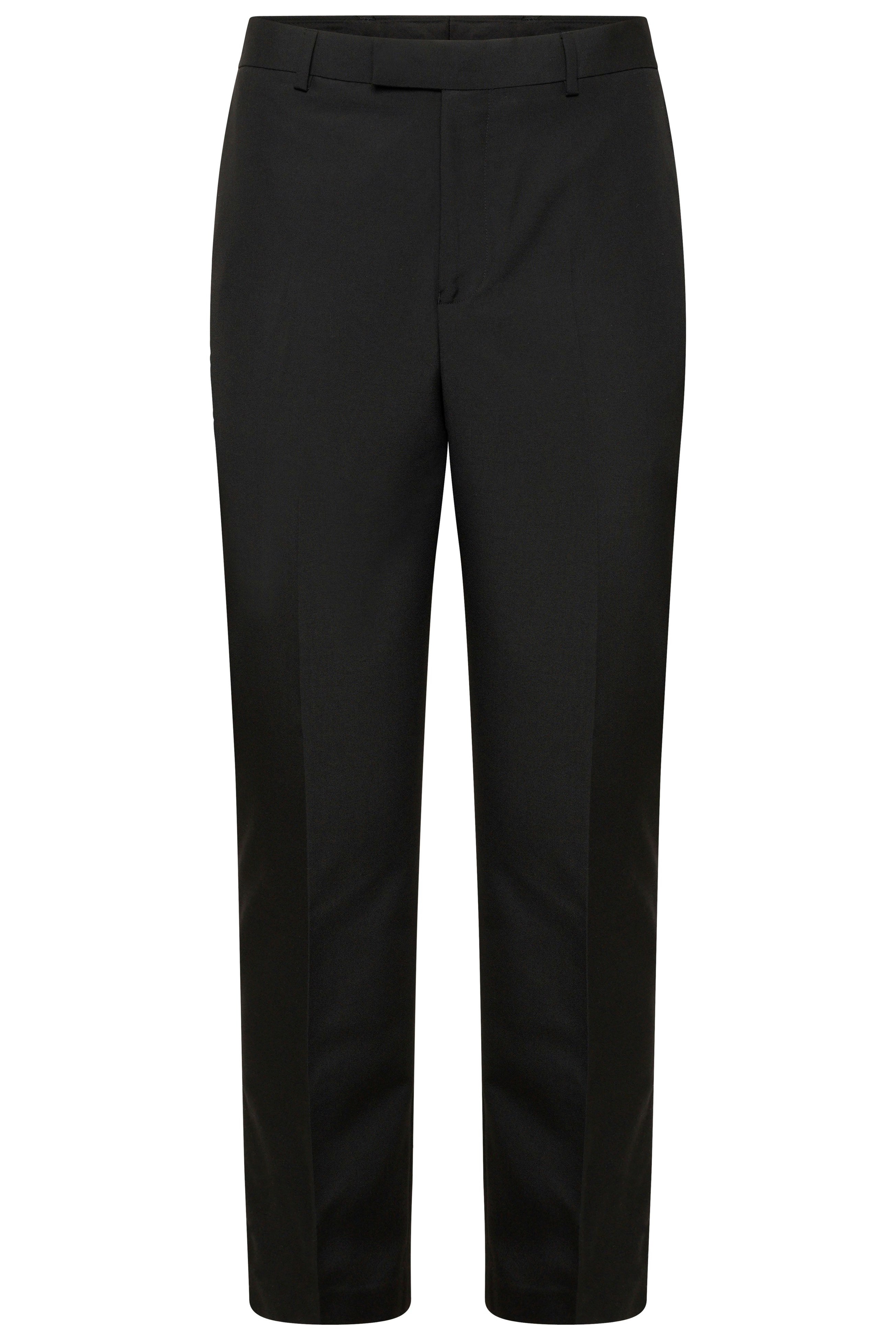 Carter & Jones Black Big & Tall Trouser - 52L