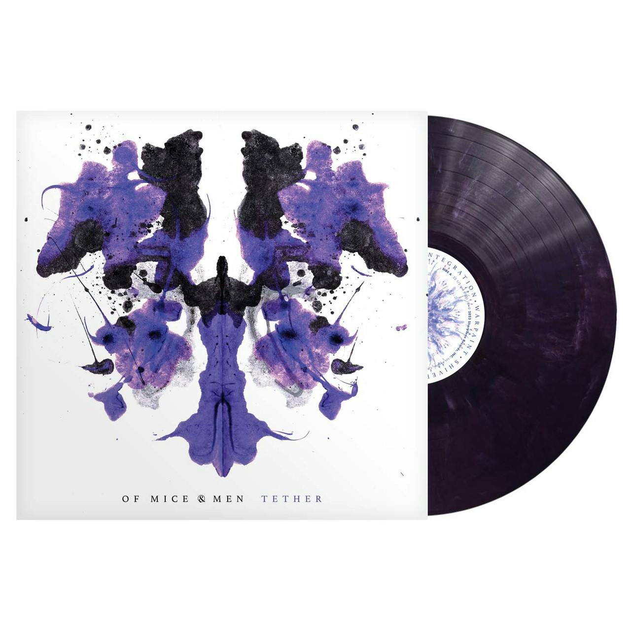 Eyesore Merch Men's Purple/Black Of Mice & 'Tether' Lp Marble Vinyl