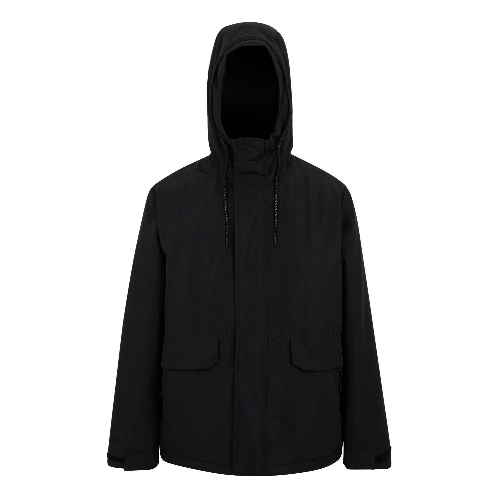 Regatta Men's Black Sterlings Insulated Waterproof Jacket - Xl - 100% Polyester