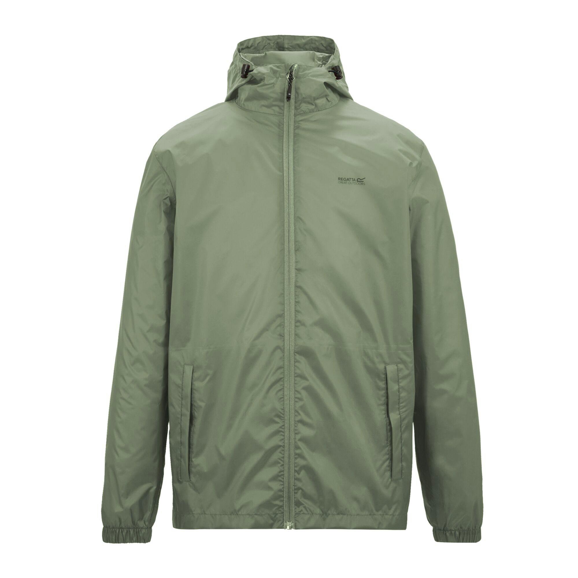 Regatta Men's Light Pack It Iii Waterproof Jacket - Sage - Xxl - Sage - 100% Polyamide