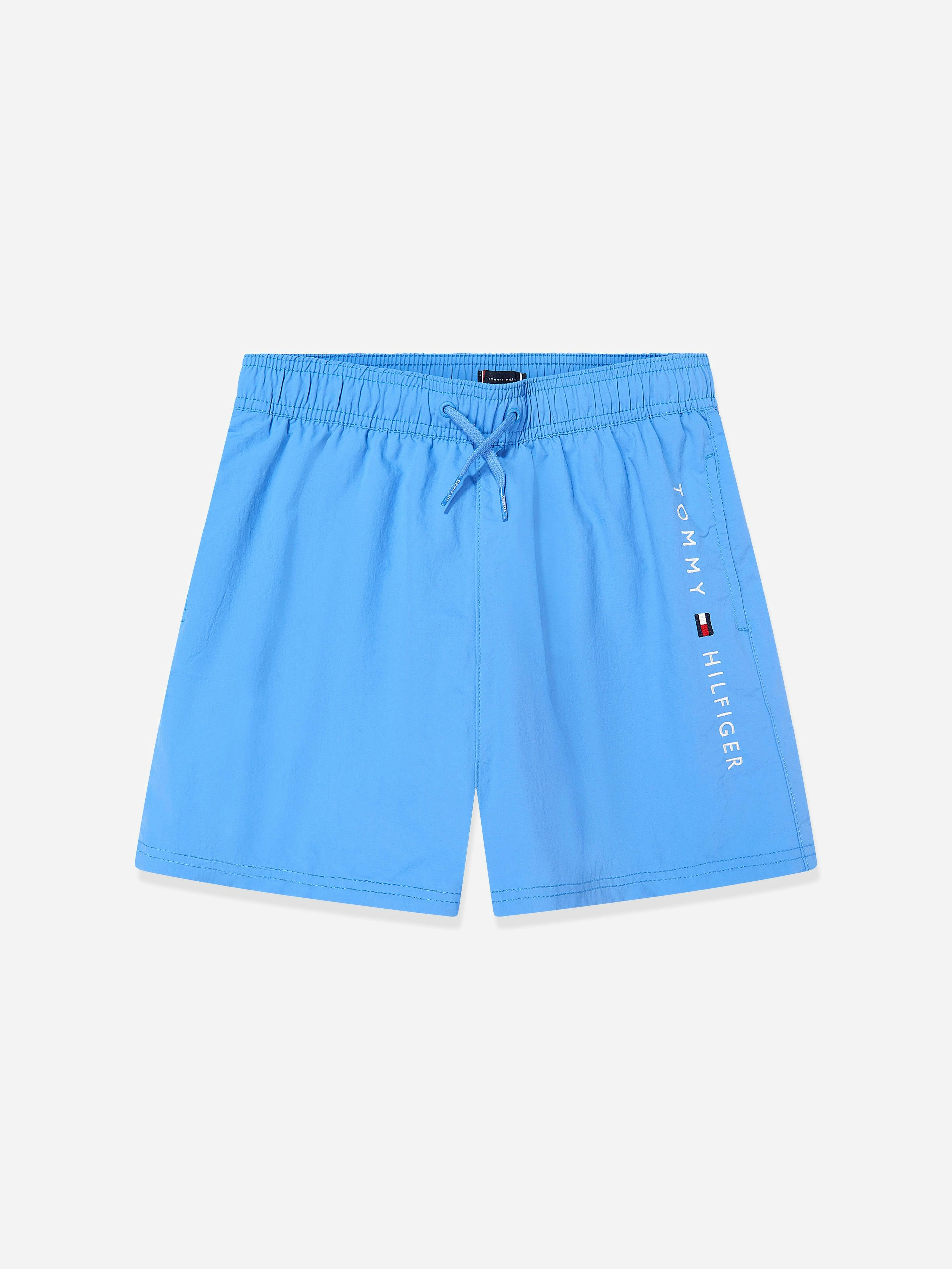 Tommy Hilfiger Boys Blue Medium Drawstring Swim Shorts In - Navy - 10 - 12 Yrs