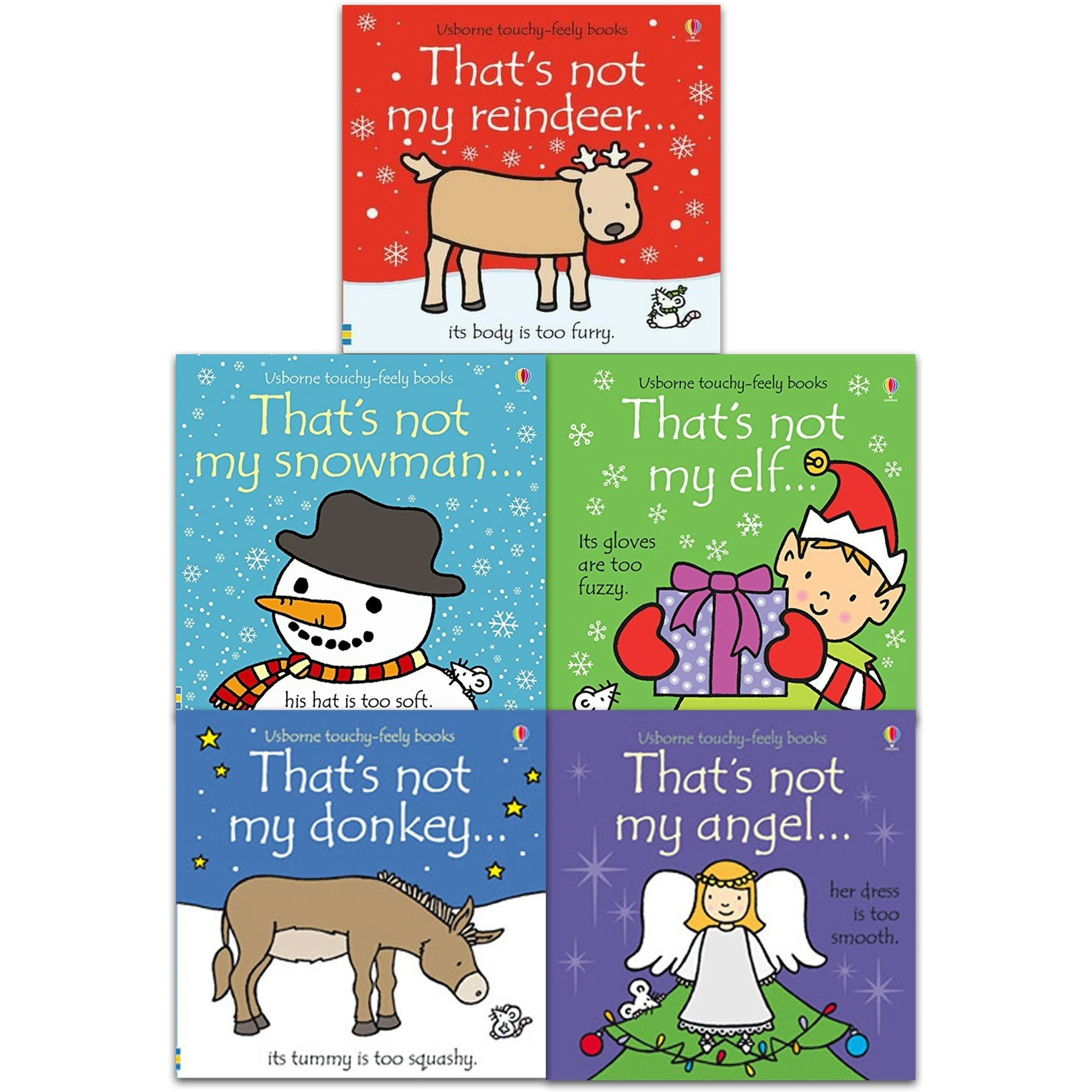 Usborne Publishing Usborne Thats Not My Christmas Series 5 Books Collection Set By Fiona Watt