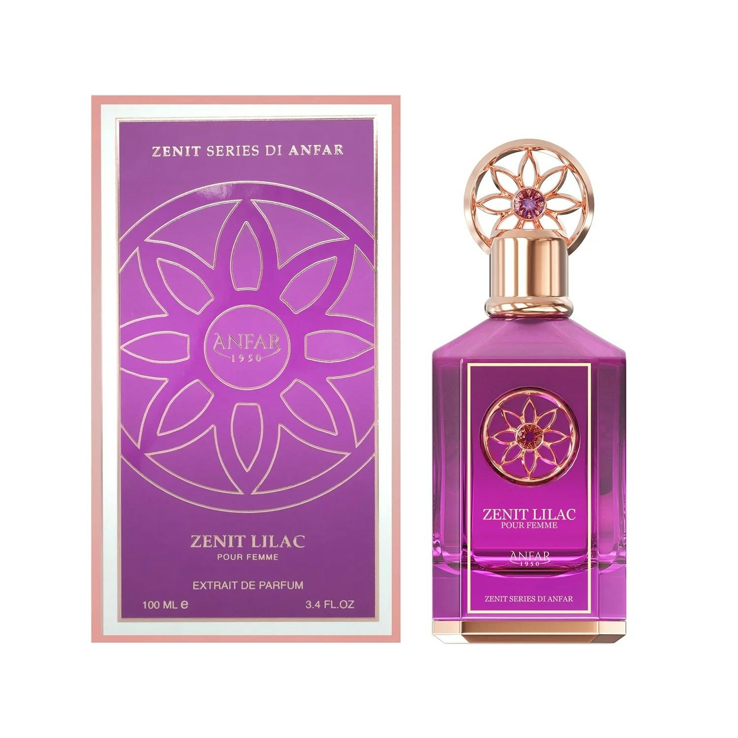 Anfar Unisex Lilac 1950 Zenit 100Ml Extrait Parfum Zenit Series