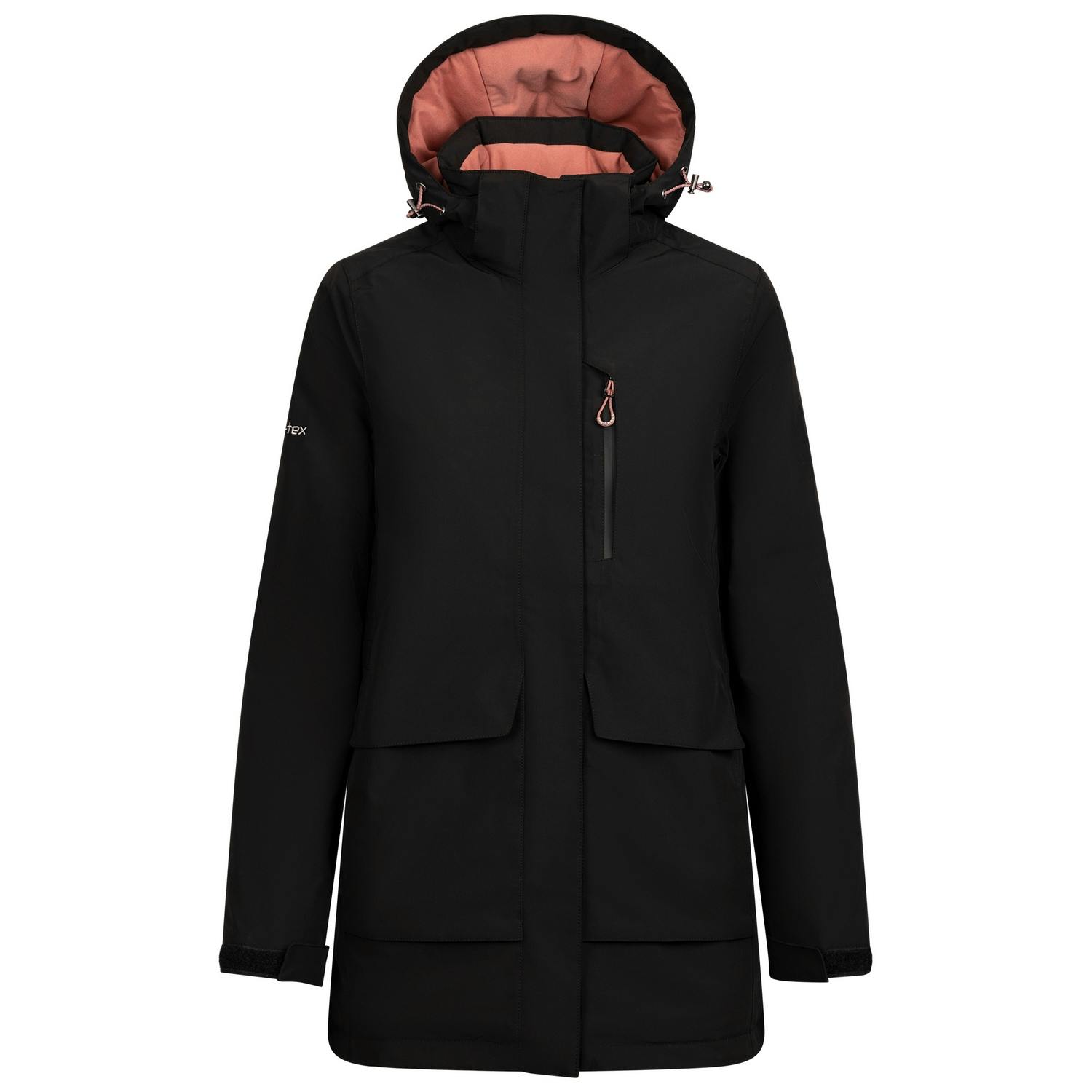 Trespass Women's Black Hosho Waterproof Jacket - Xl - 100% Mixed