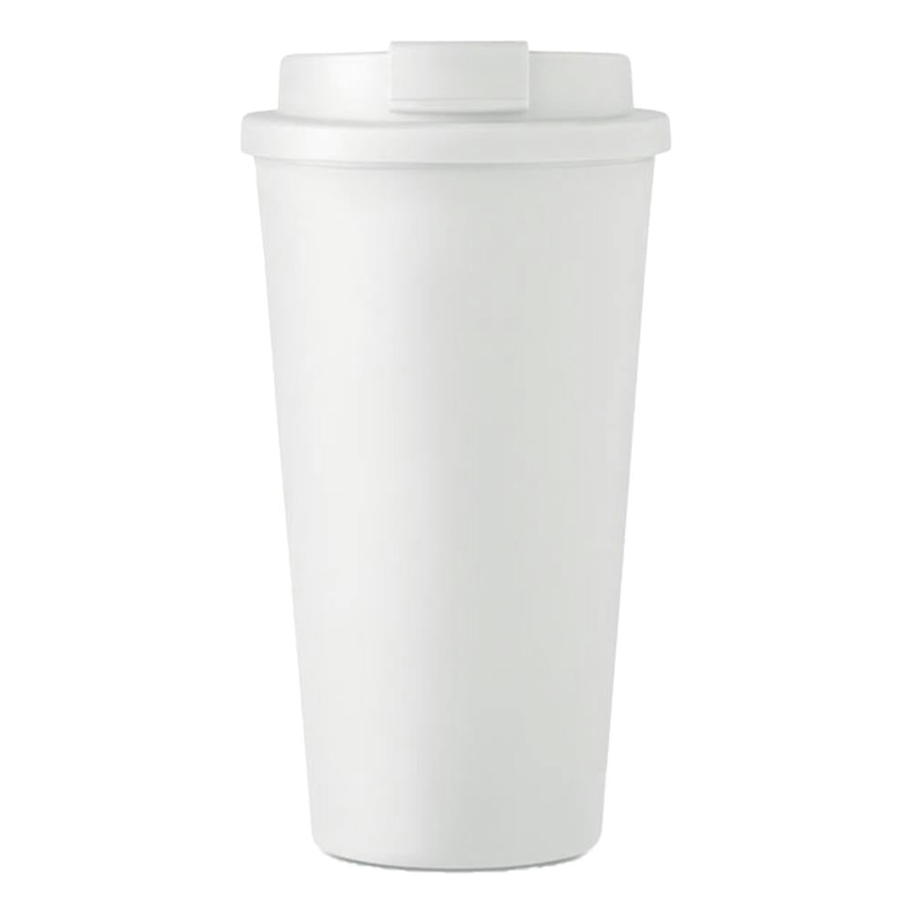 Midocean White Tuesday Double-Walled 450Ml Tumbler - One Size - 100% Mixed