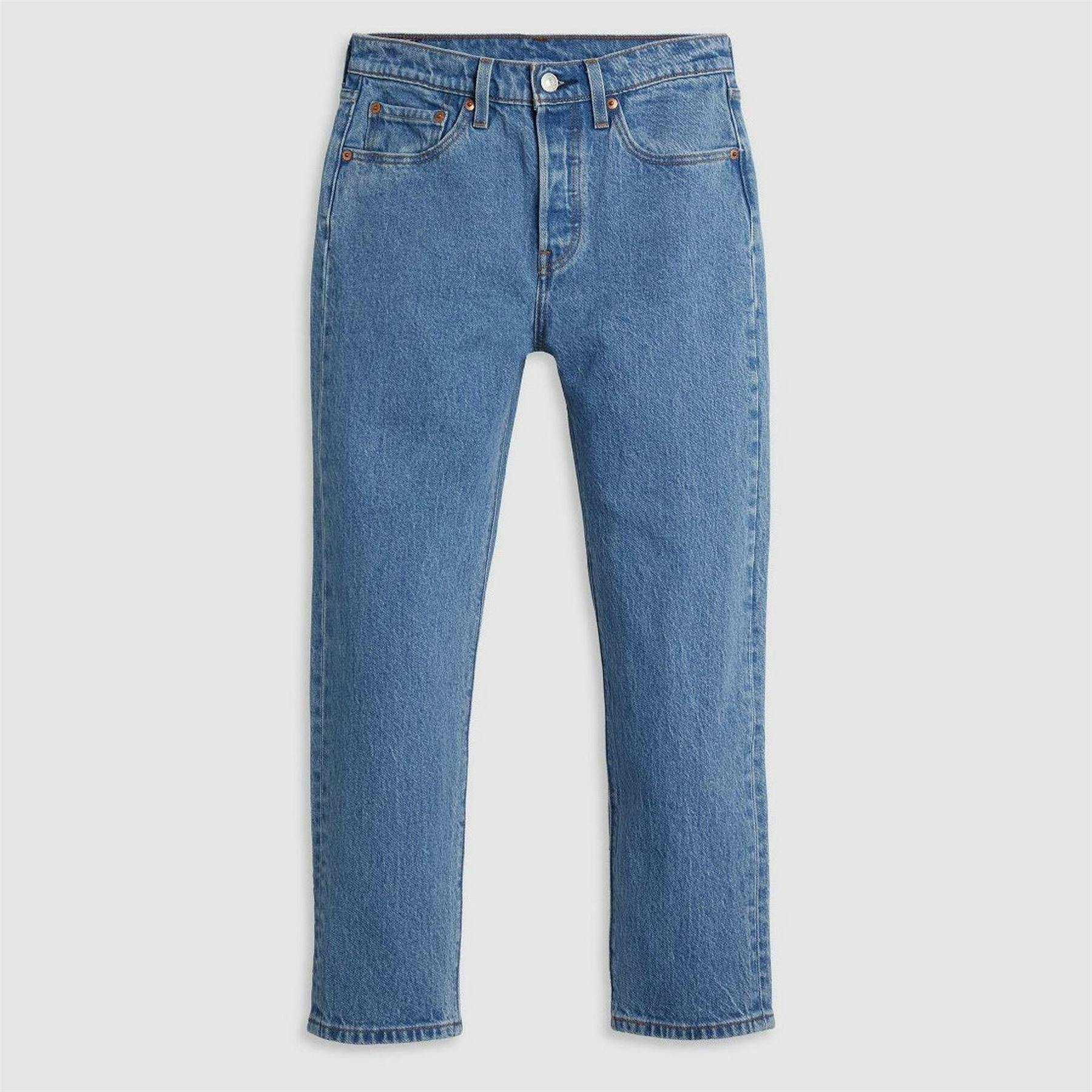 Levis Women's Light / 501 Straight Leg Ankle Grazer Jeans - Multiple Choice - 29R - Multiple Choice - 100% Cotton