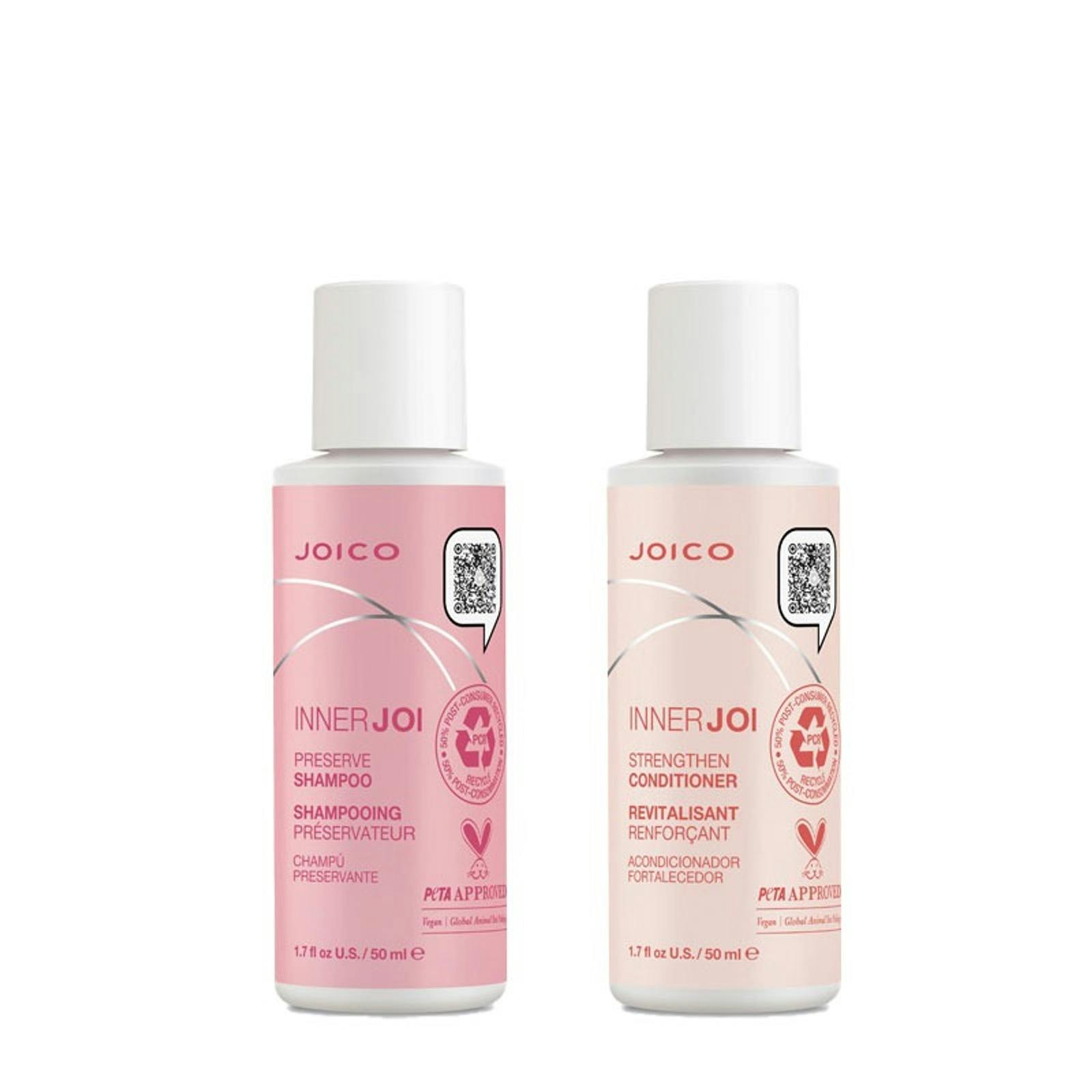 Joico Innerjoi Strengthen Shampoo Conditioner Duo - 50 Ml