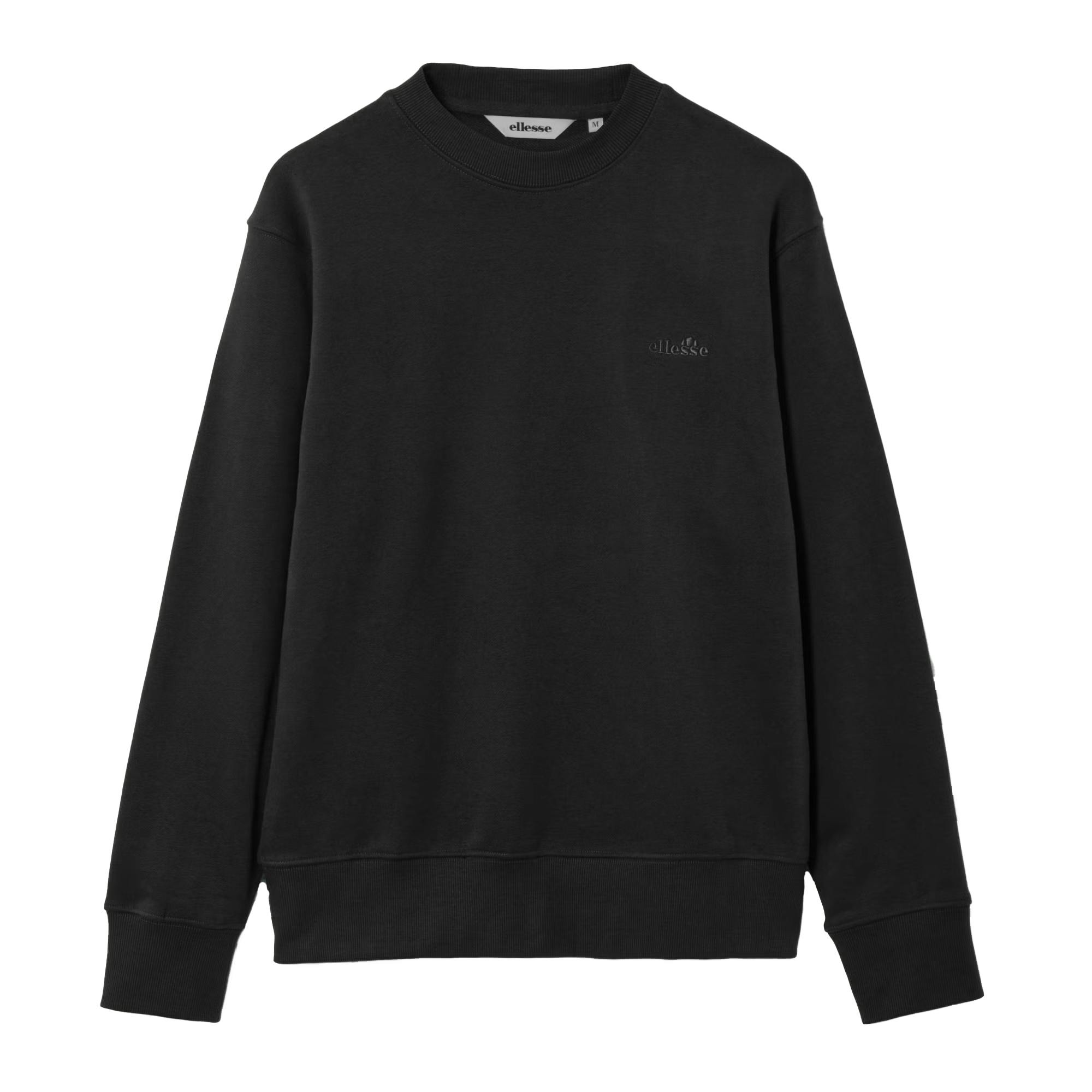 Ellesse Men's Black Corcolle Sweatshirt - Xxl - 85% Cotton/15% Polyester