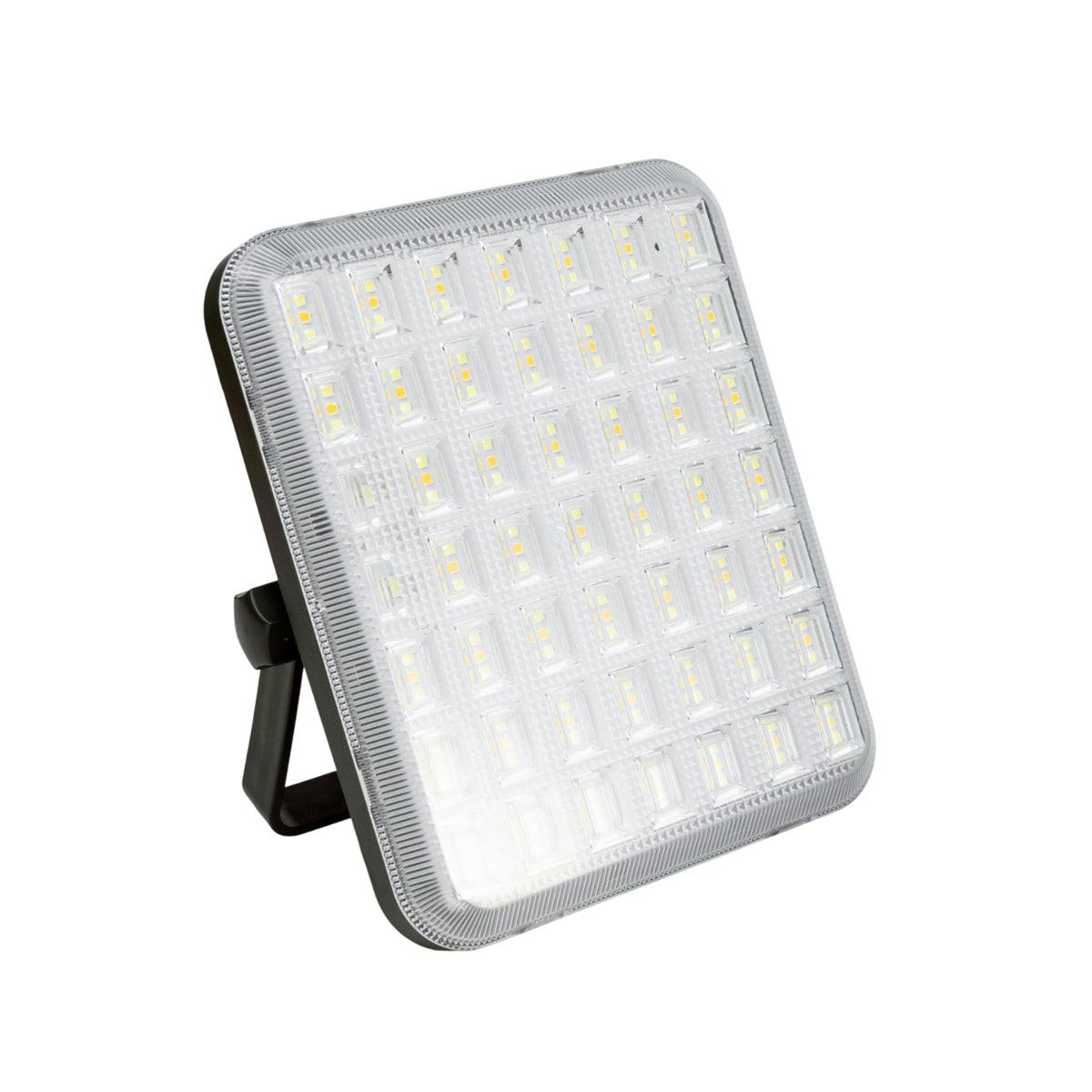 Rackhams Light/White 100W Split Flood With Removable Power Bank, 5400 Mah