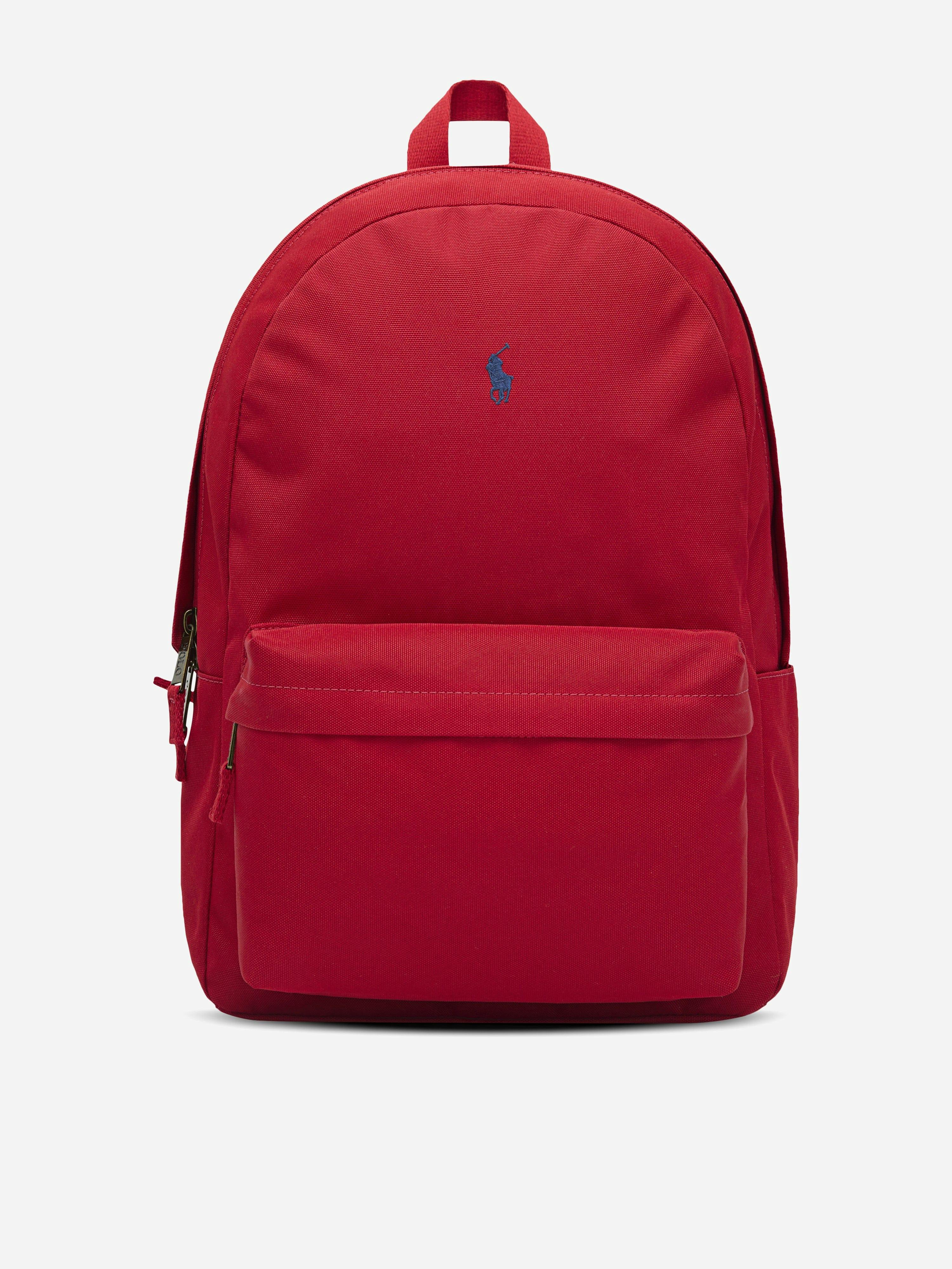 Ralph Lauren Kids Red Logo Backpack In (45Cm) - One Size