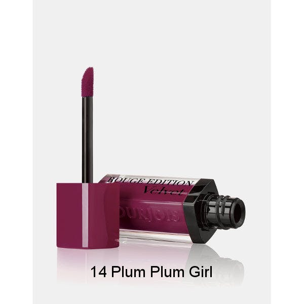 Bourjois Paris Girls Rouge Edition Velvet Lipstick 7.7Ml New & - 14 Plum Plum