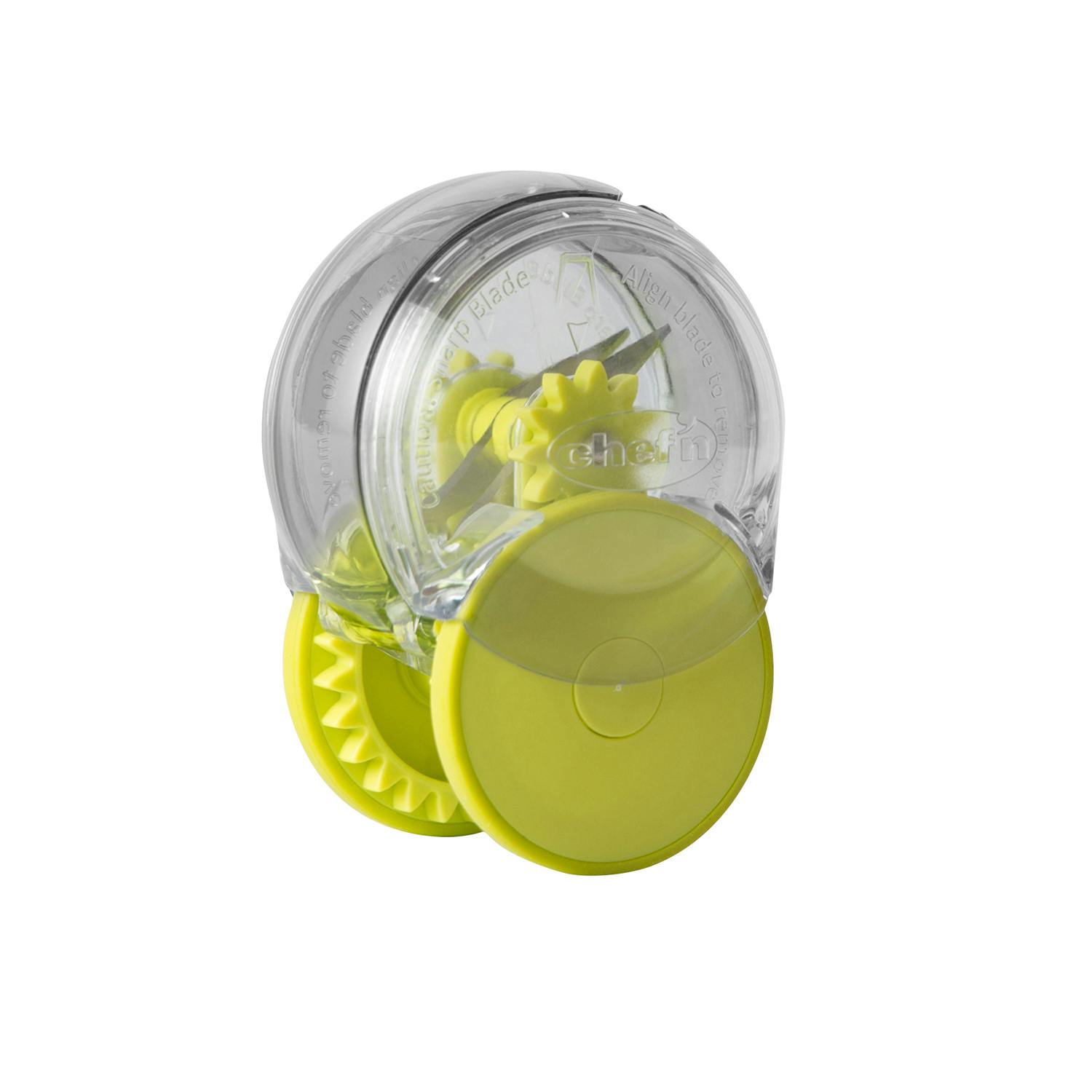 Rackhams Garliczoom™ Garlic Chopper - Clear - Plastic - Vegetable Gadget