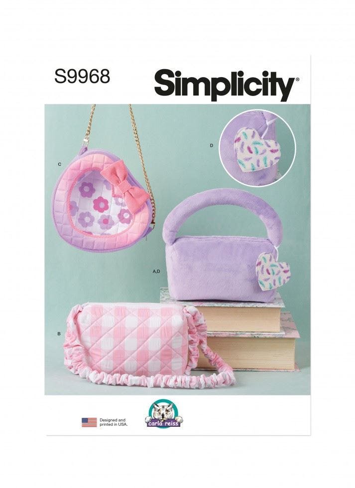 Simplicity Sewing Pattern 9968, Bags Os (One Size) - Intermediate - Os (One Size)