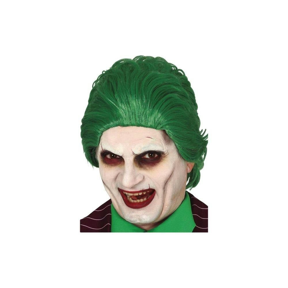 Fiesta Guirca Green The Jokester Short Wig Fancy Dress
