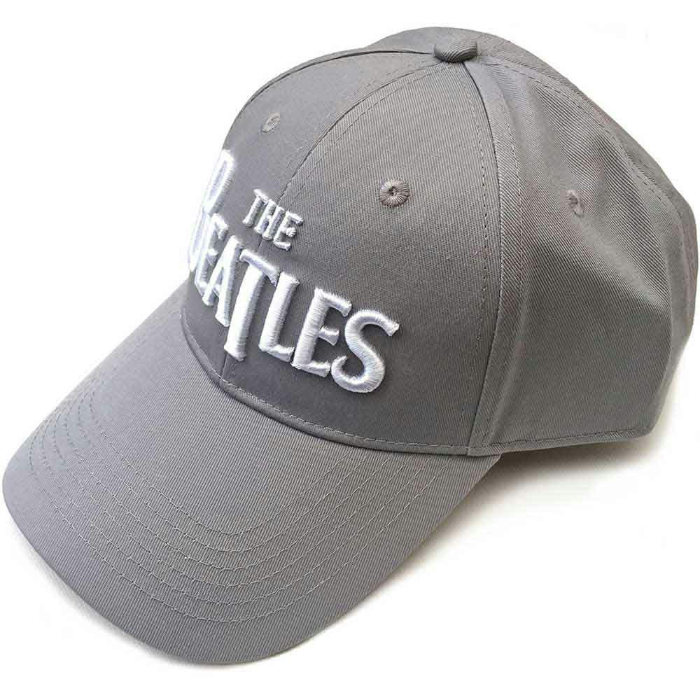 Paradiso Clothing Unisex Grey The Beatles Drop T Band Logo Strapback
