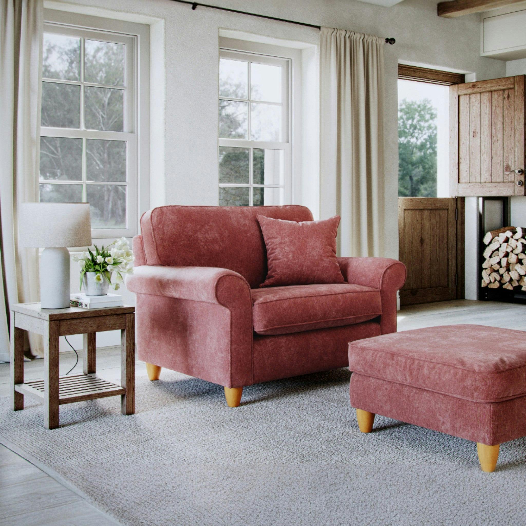 The Great Sofa Company Abingdon Snuggle Chair - Deep Terra