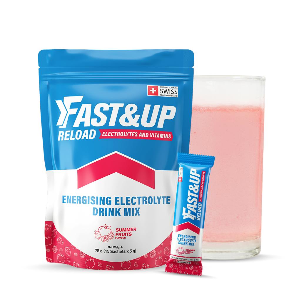 Fast&Up Reload Electrolyte Powder Drink Mix, 15 Sachets, Electrolytes & - Image 3