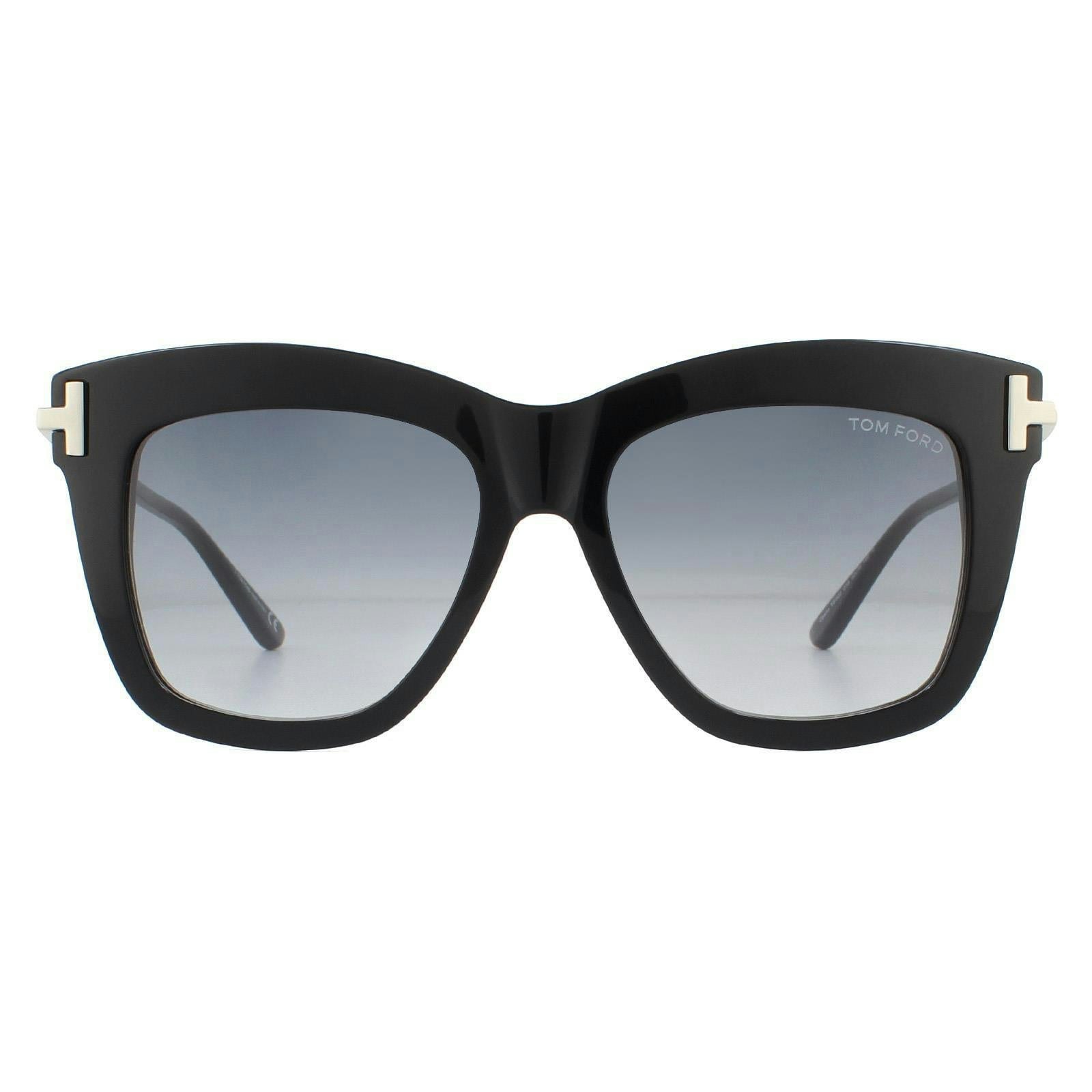 Tom Ford Women's Black Dasha Ft0822 Shiny Sunglasses