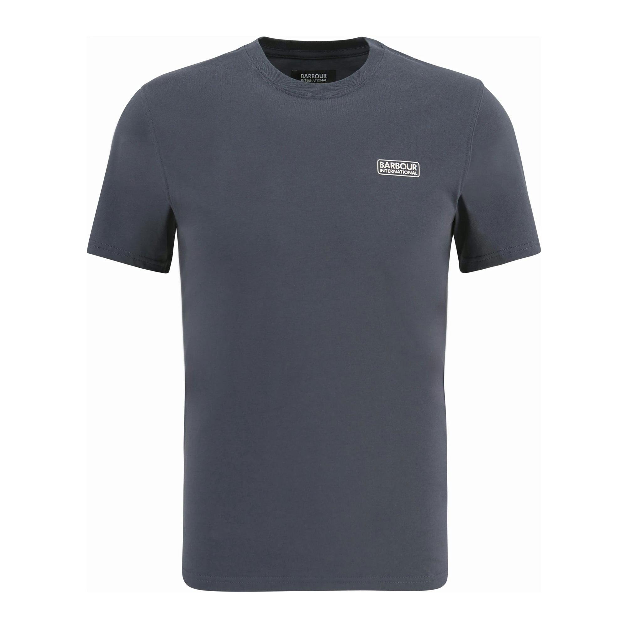 Barbour Grey International Small Logo T-Shirt Storm - M