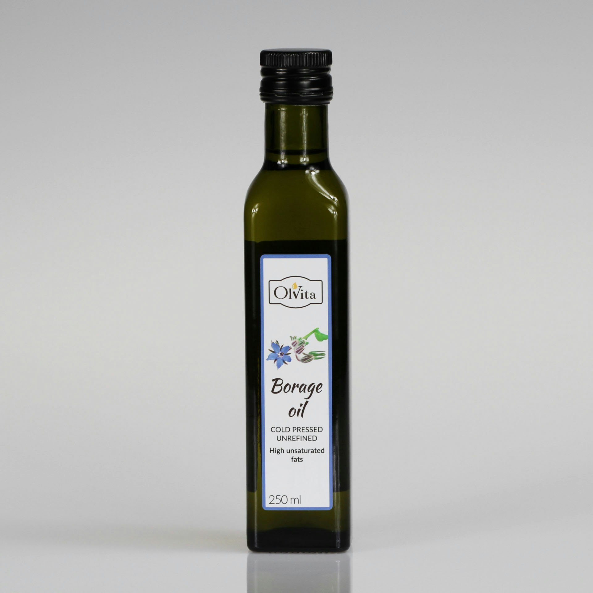 Ol'vita Borage Seed Oil | Cold Pressed | Unrefined - 250 Ml - 1