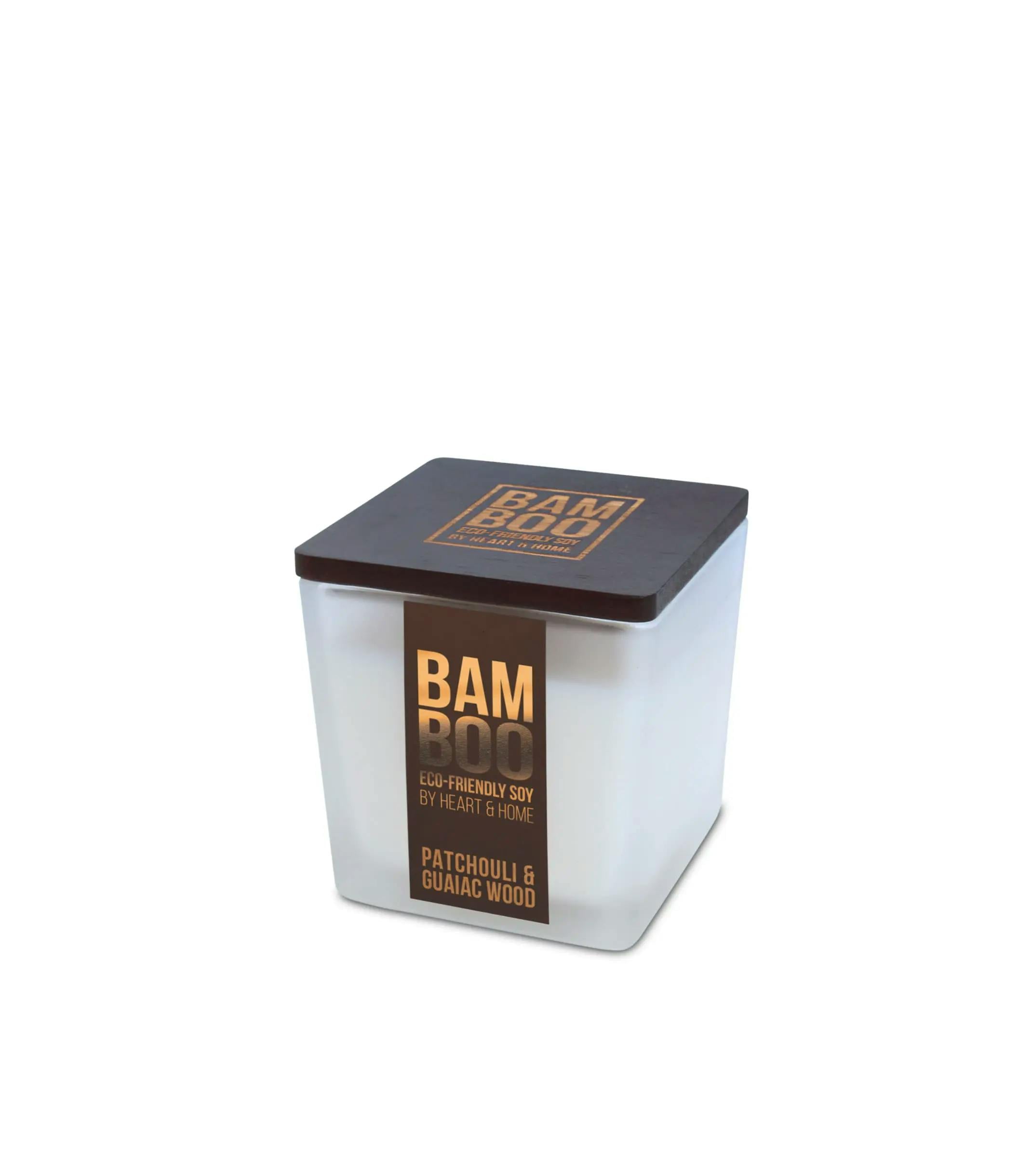 Bamboo White/Light Patchouli & Guaiac Wood - Small Jar Candle