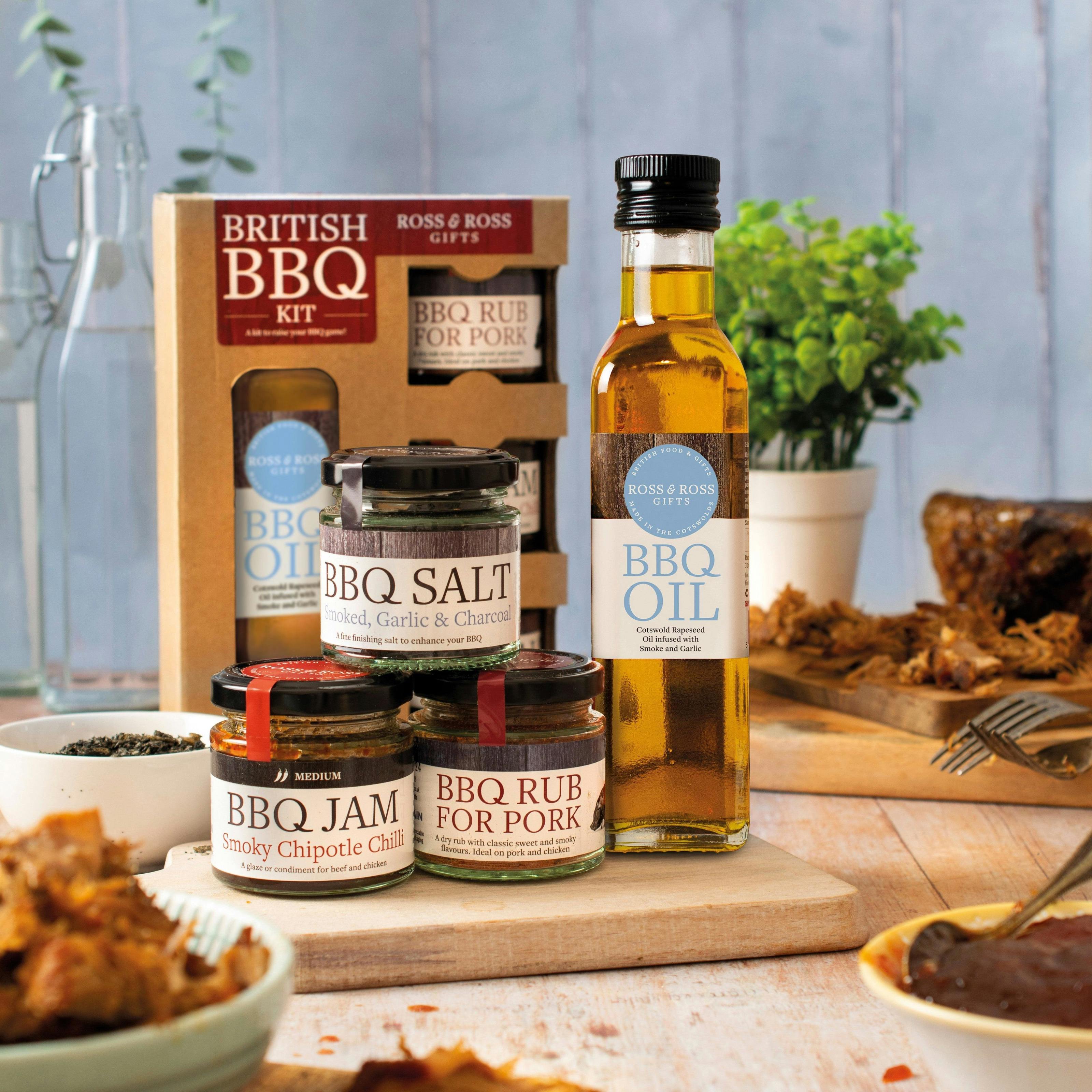 Ross & Ross Gifts Red British Bbq Kit