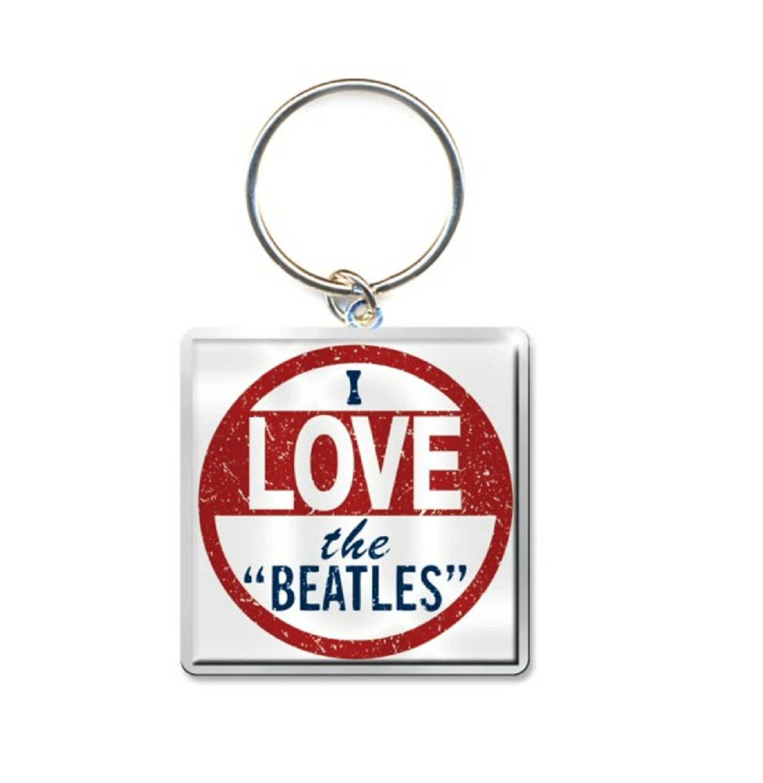 Paradiso Clothing The Beatles Keyring I Love The Beatles Keychain