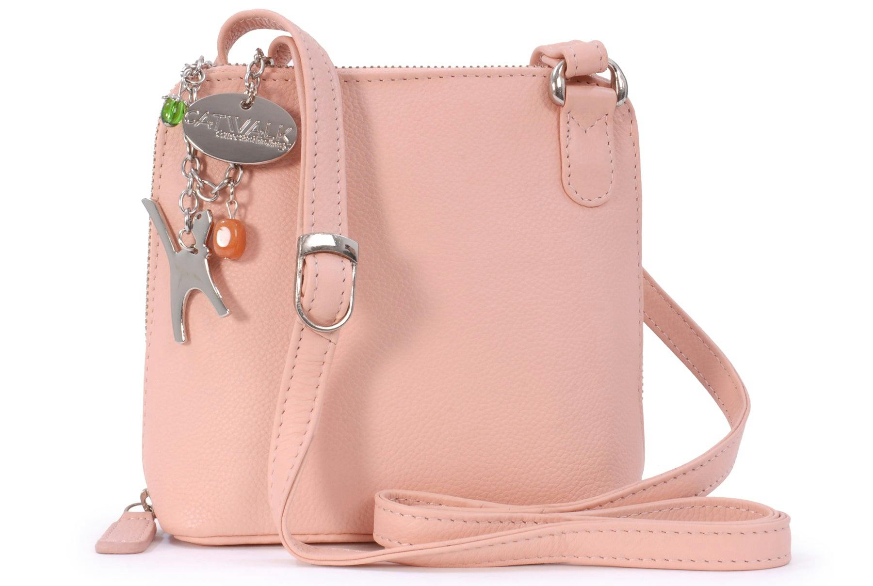 Catwalk Collection Handbags Pink Lena - Small Crossbody Bag