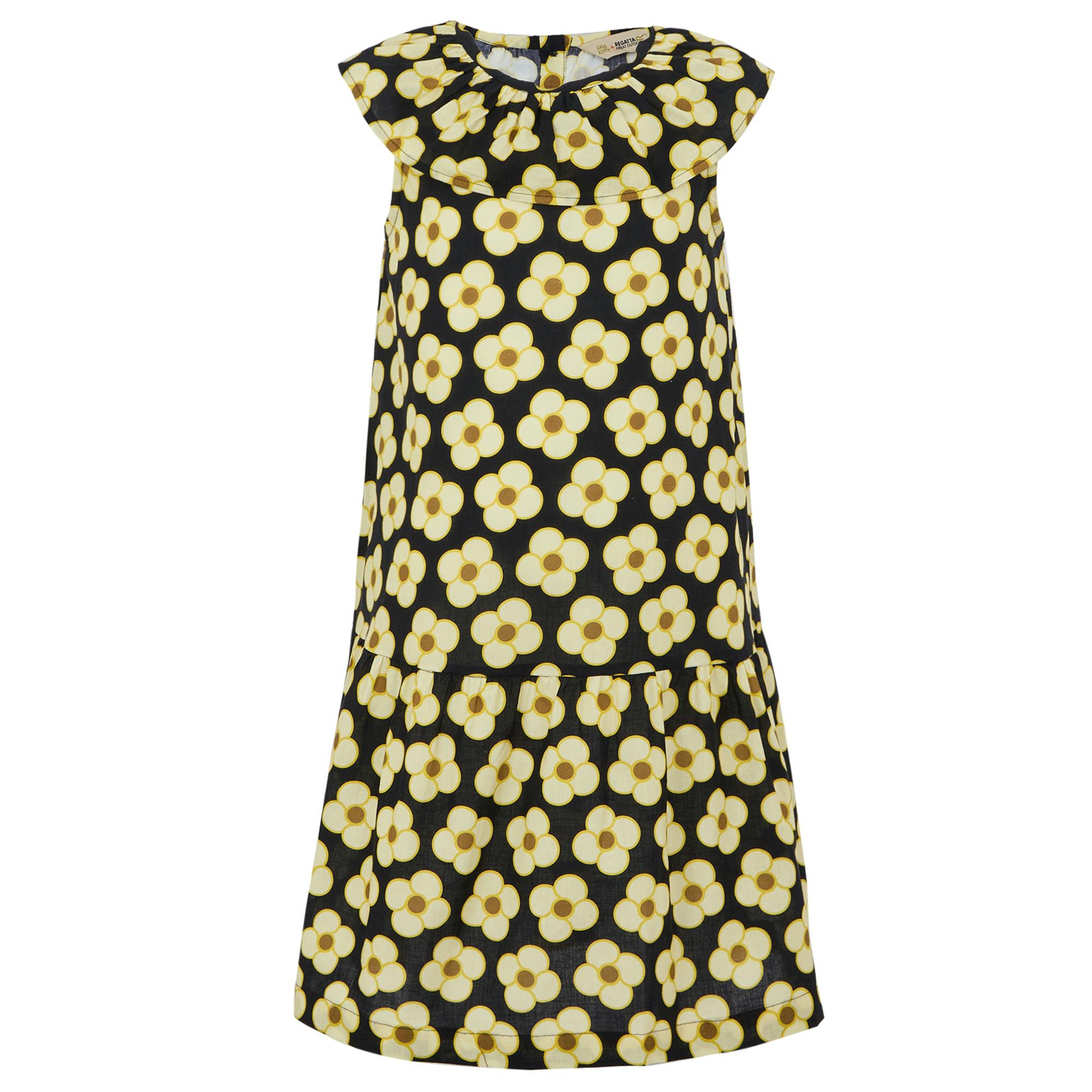 Regatta Girls Black Orla Kiely Spinning Flower Dress - 13 Years - 100% Bci Cotton