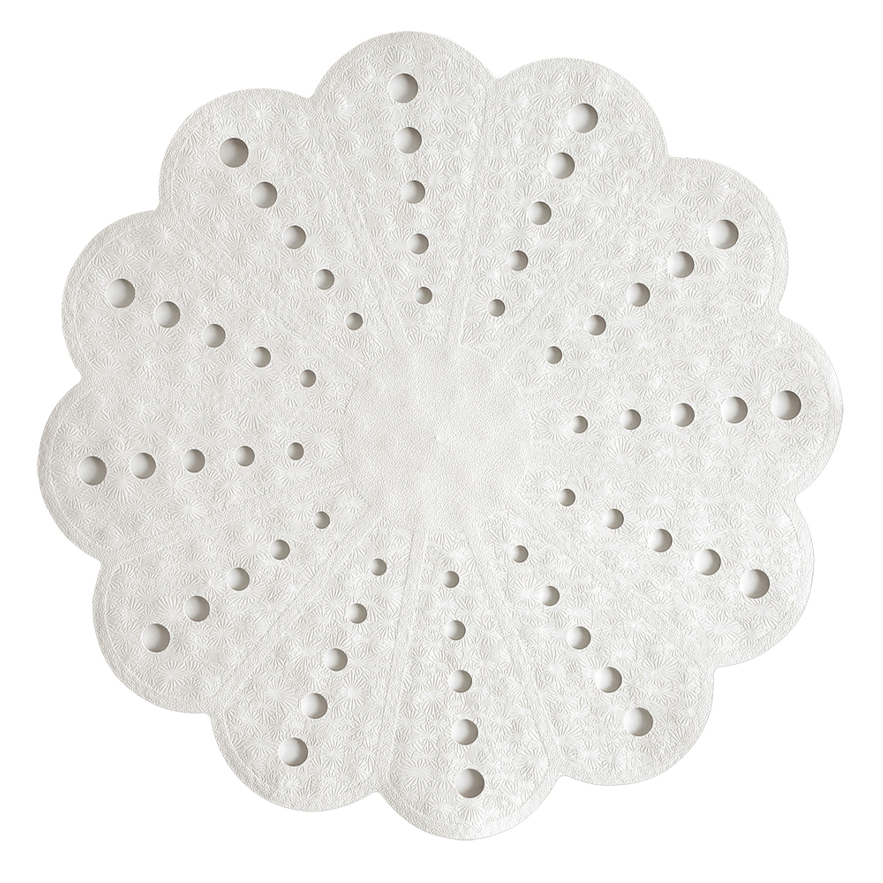 Showerdrape White Petal Anti-Slip Shower Mat 540Mm