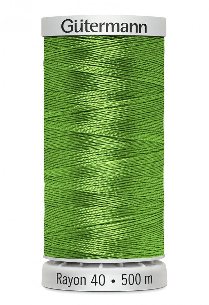 Gutermann No 40 Sulky Rayon Embroidery Thread 500M Rayon Thread Suitable For Embroidery - 1510 - 500 Metres