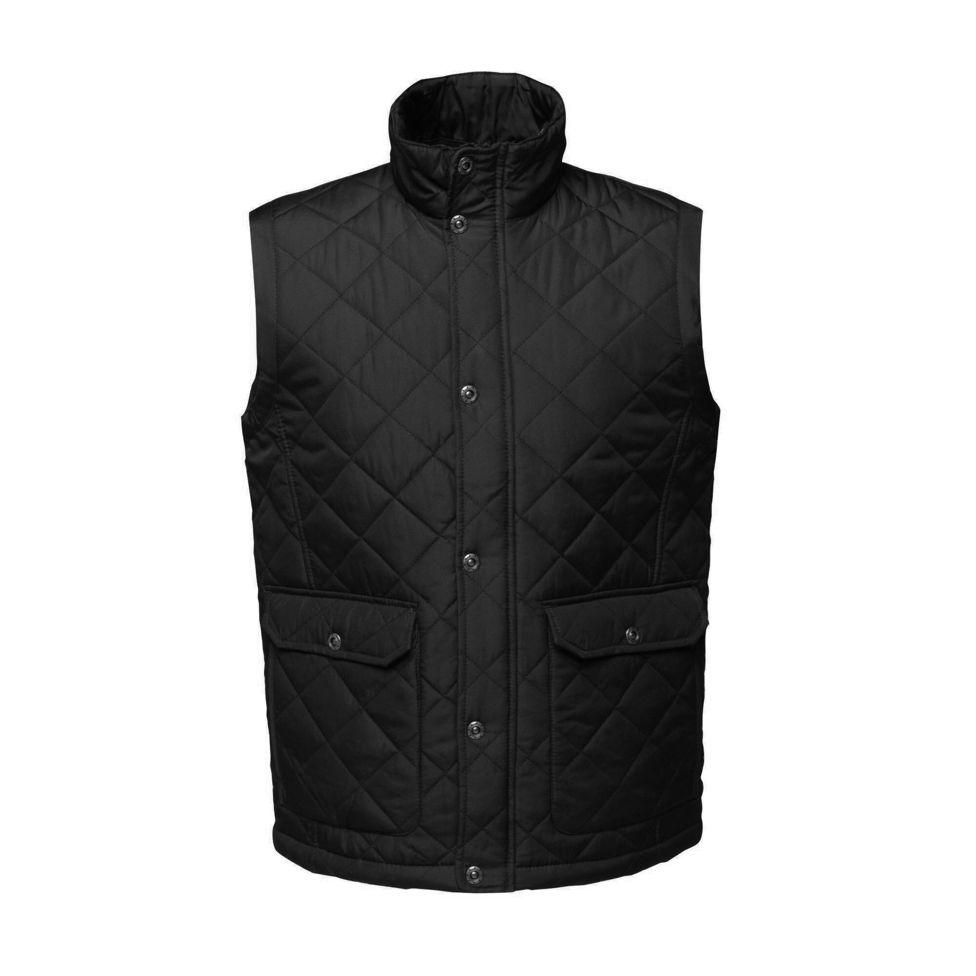 Regatta Men's Black Professional Quilted Body Warmer - Xl - 100% Polyester