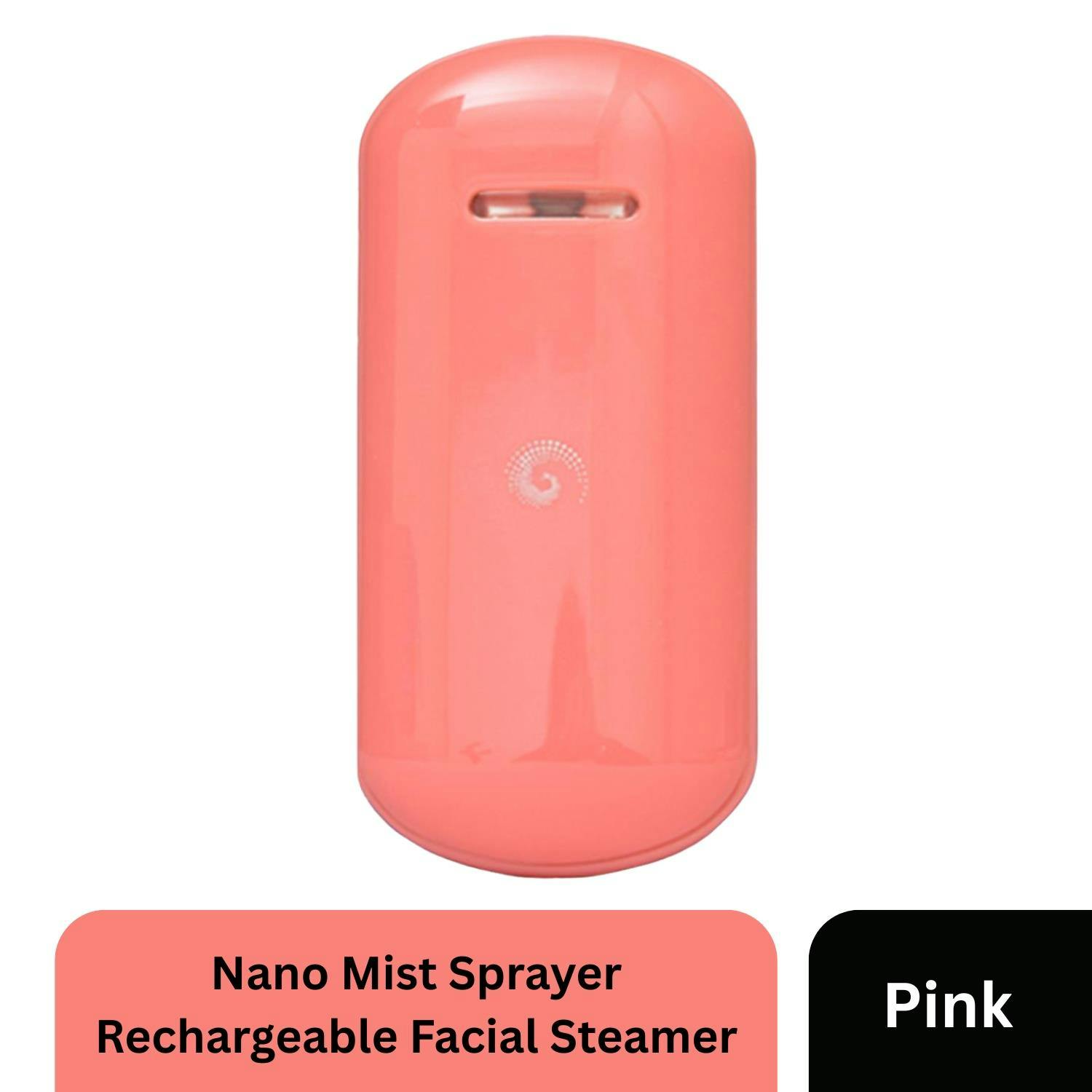 Aquarius Pink Portable Nano Mist Sprayer Handheld Rechargeable Facial Steamer