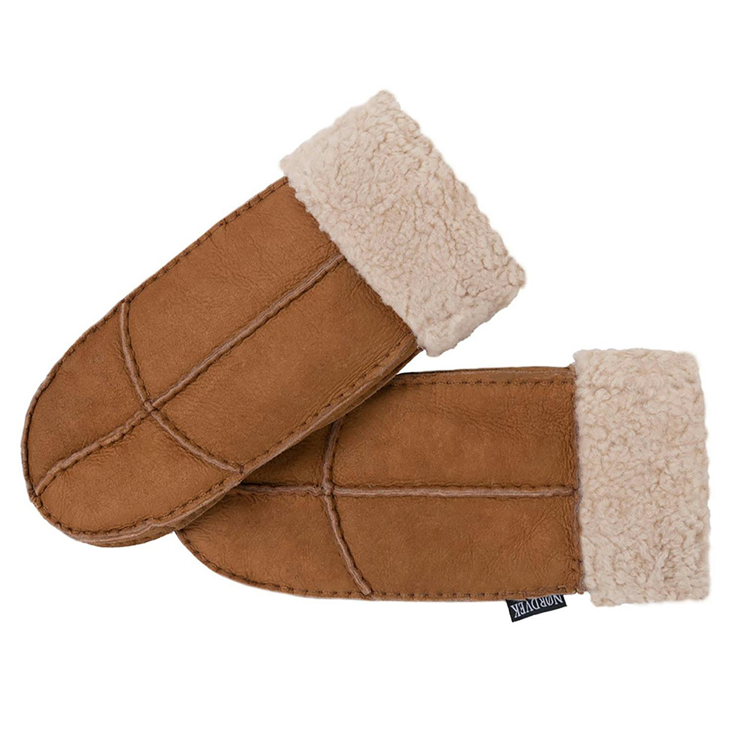 Nordvek Women's Sheepskin Mittens - Tan