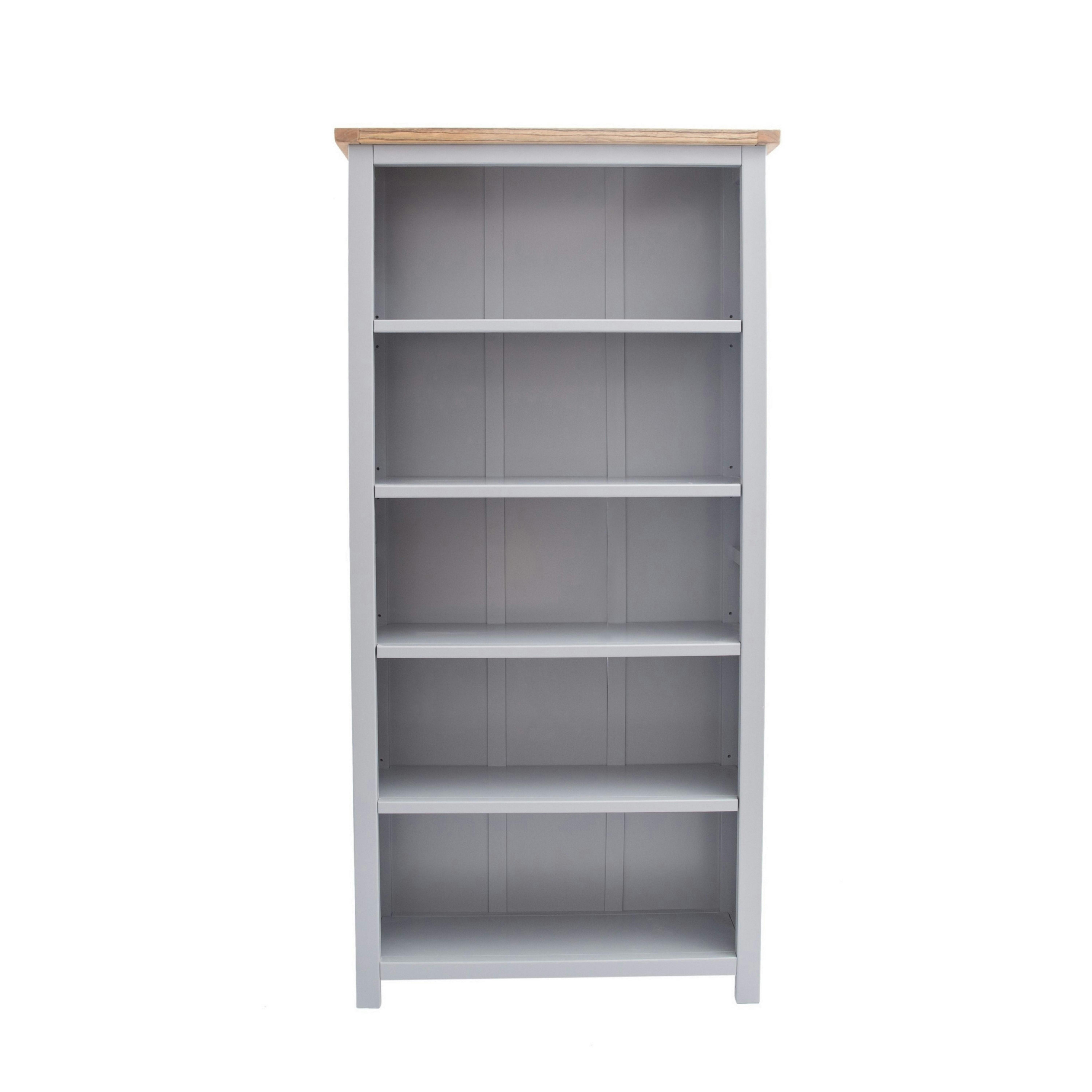 Cabinet Bits Grey Bookcase 180X90x30cm