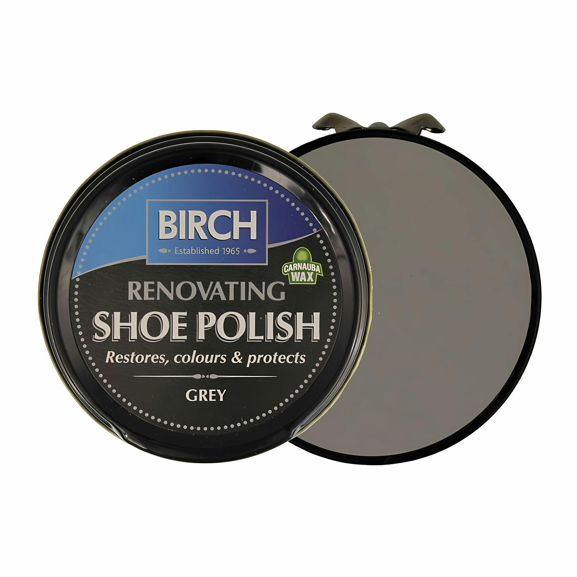 Rackhams Grey Renovating Shoe Polish - Restores Colour And Nourishes Leather 50Ml
