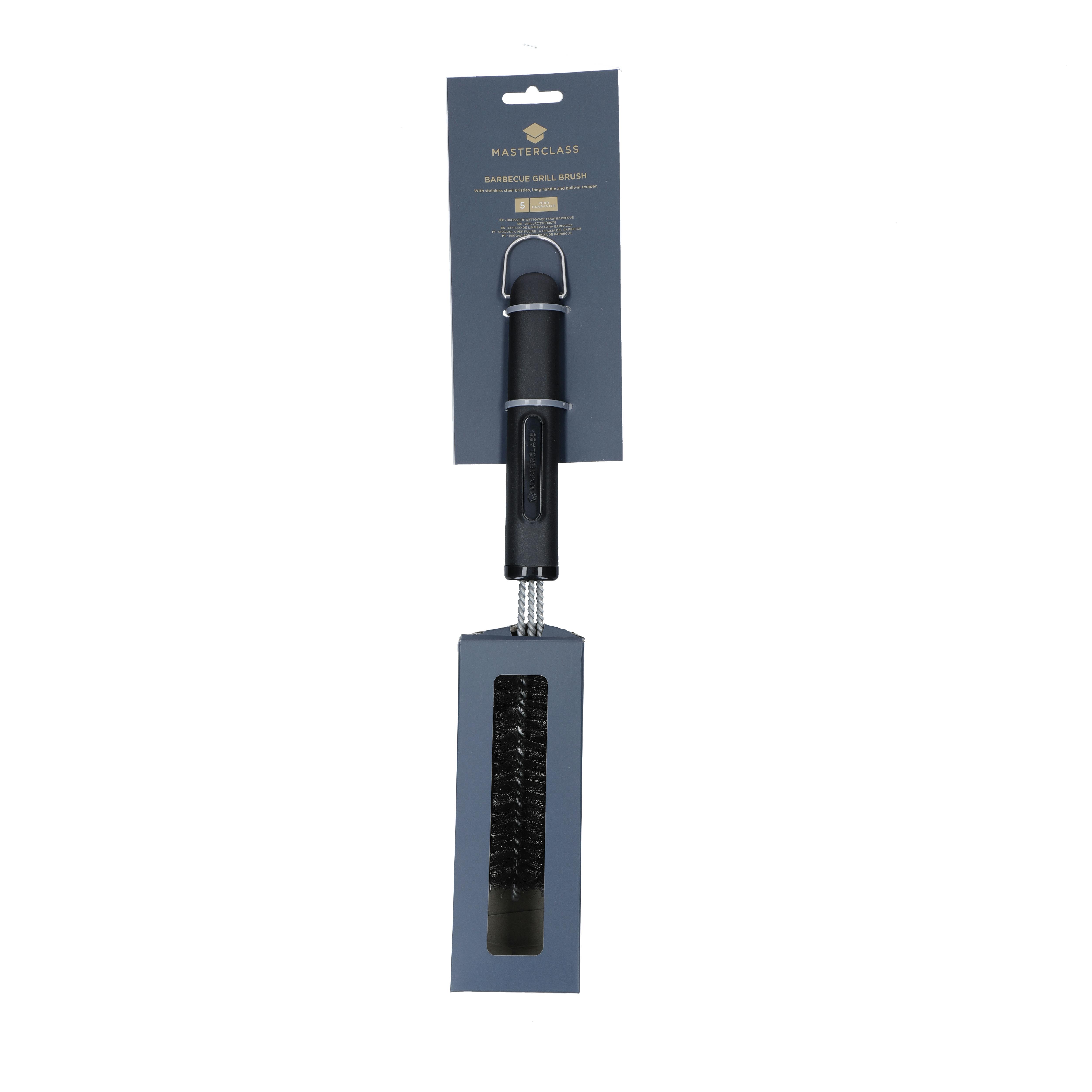 Rackhams Black Bbq Bristle Spiral Grill Brush