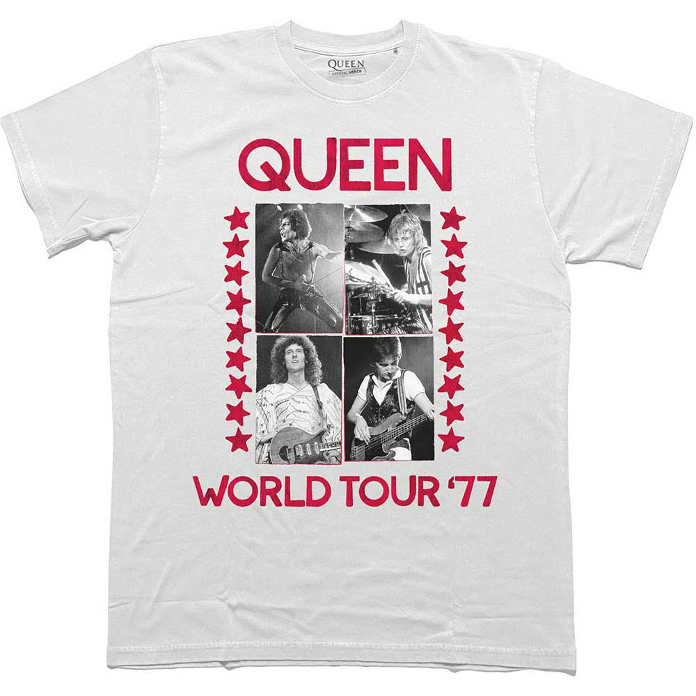 Paradiso Clothing Unisex Black Queen World Tour 77 Logo T Shirt - Xxl