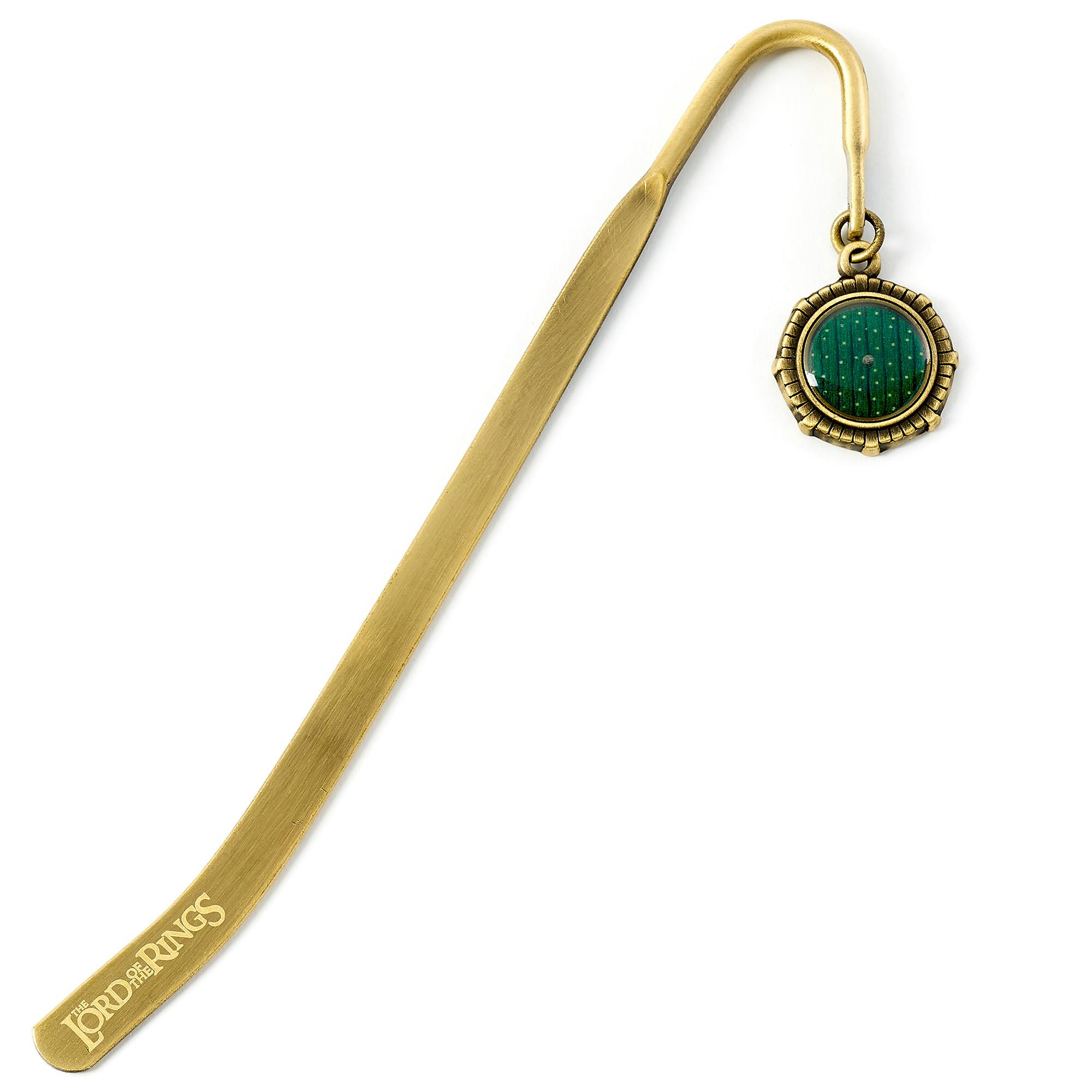 The Lord Of The Rings Unisex Kids Gold/Green Hobbit Door Bookmark Lrbm0001 – Refined - Alloy / Zinc / Copper / Aluminium - Image 2