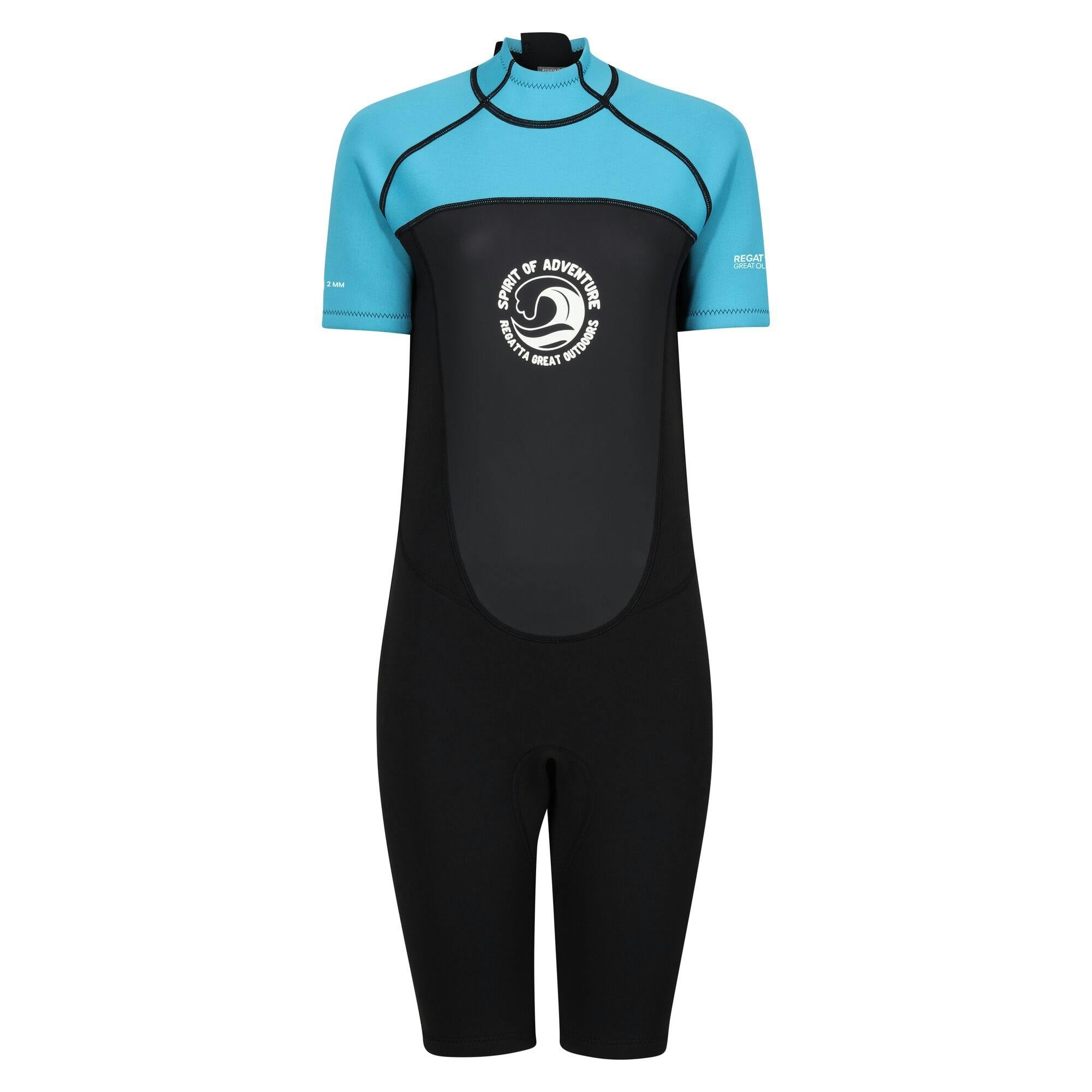 Regatta Women's Blue/Black / Shorty Wetsuit - Tahoe - 16 Uk - 14 Uk - Tahoe